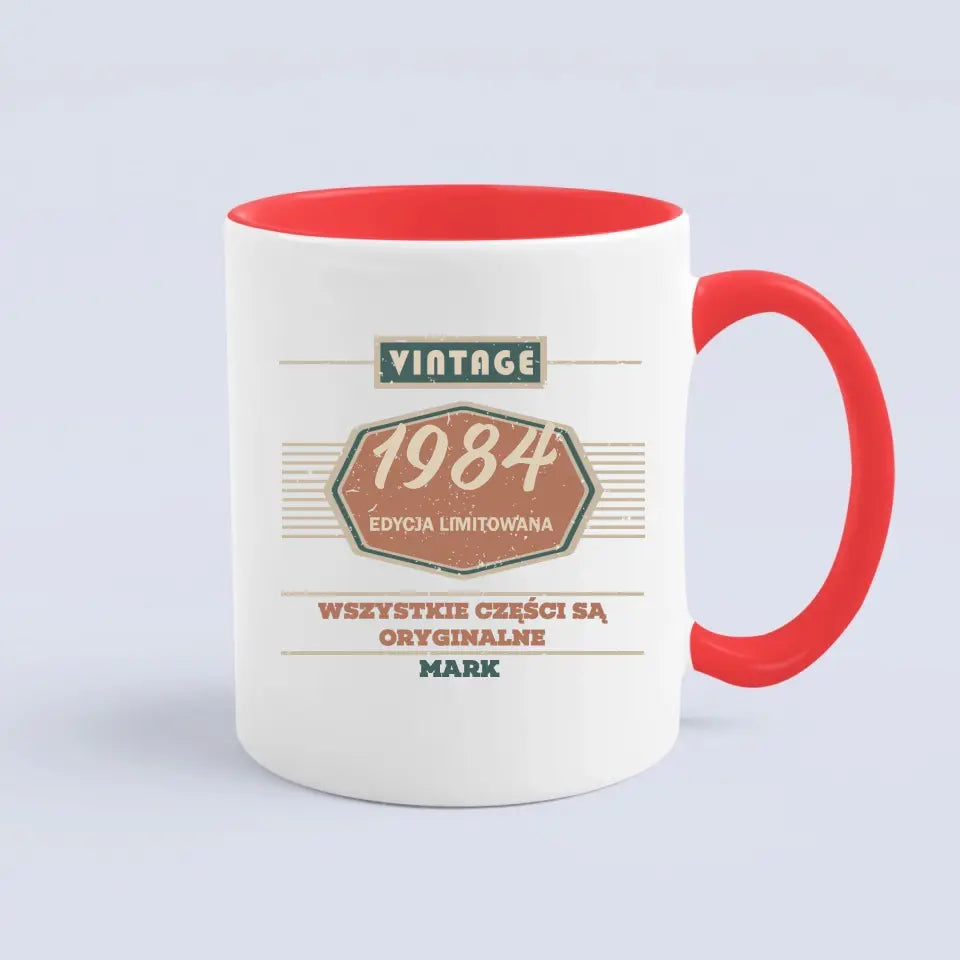 Vintage. Edycja limitowana 1964. Wszystkie części są oryginalne