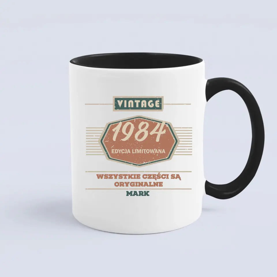 Vintage. Edycja limitowana 1964. Wszystkie części są oryginalne