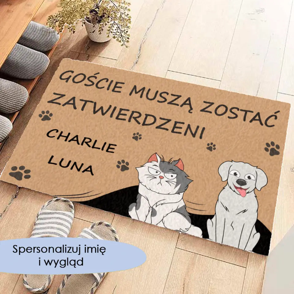 Goście muszą zostać zatwierdzeni