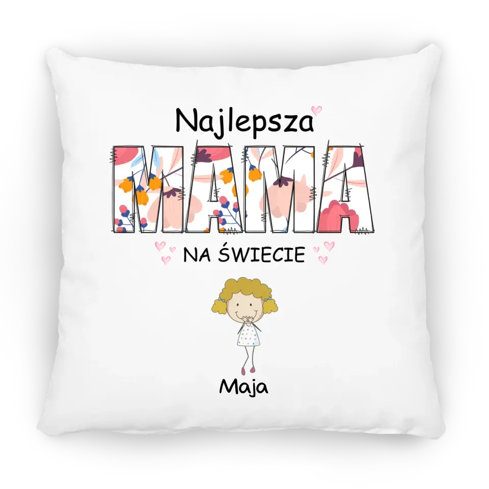 Najlepsza mama na świecie z imionami dzieci