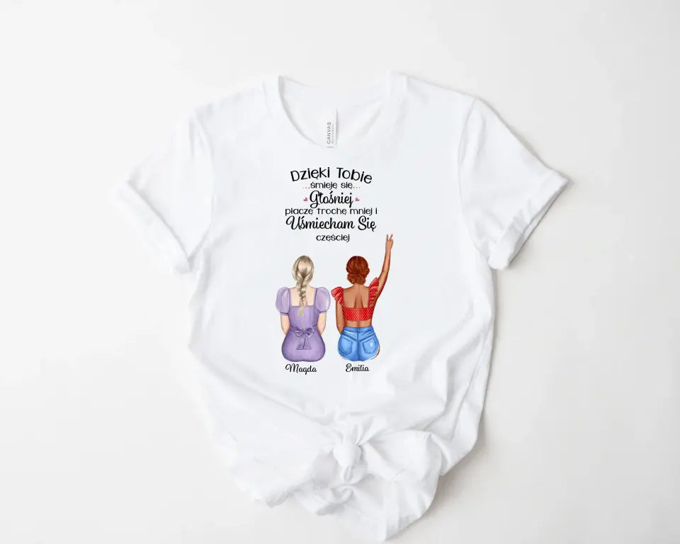 Dla siostry Dzięki Tobie śmieję się głośniej