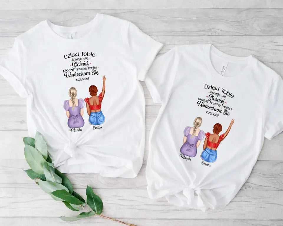 Dla siostry Dzięki Tobie śmieję się głośniej