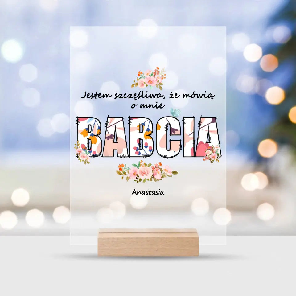 Jestem szczęśliwa, że mówią o mnie babcia