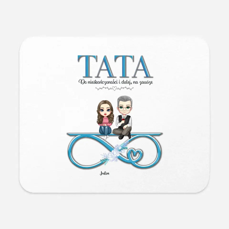 Szkło akrylowe - Tata na zawsze