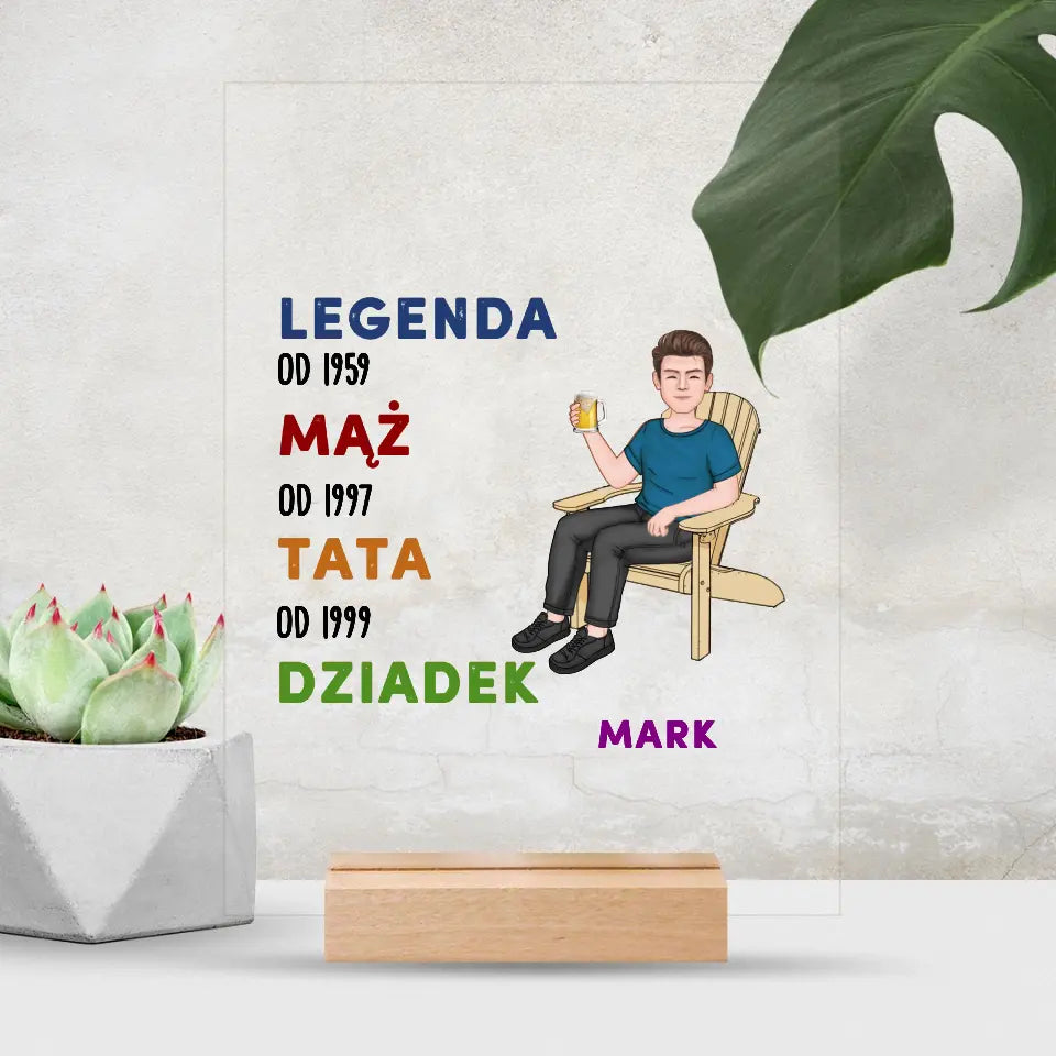 Legenda. Maż. Tata.