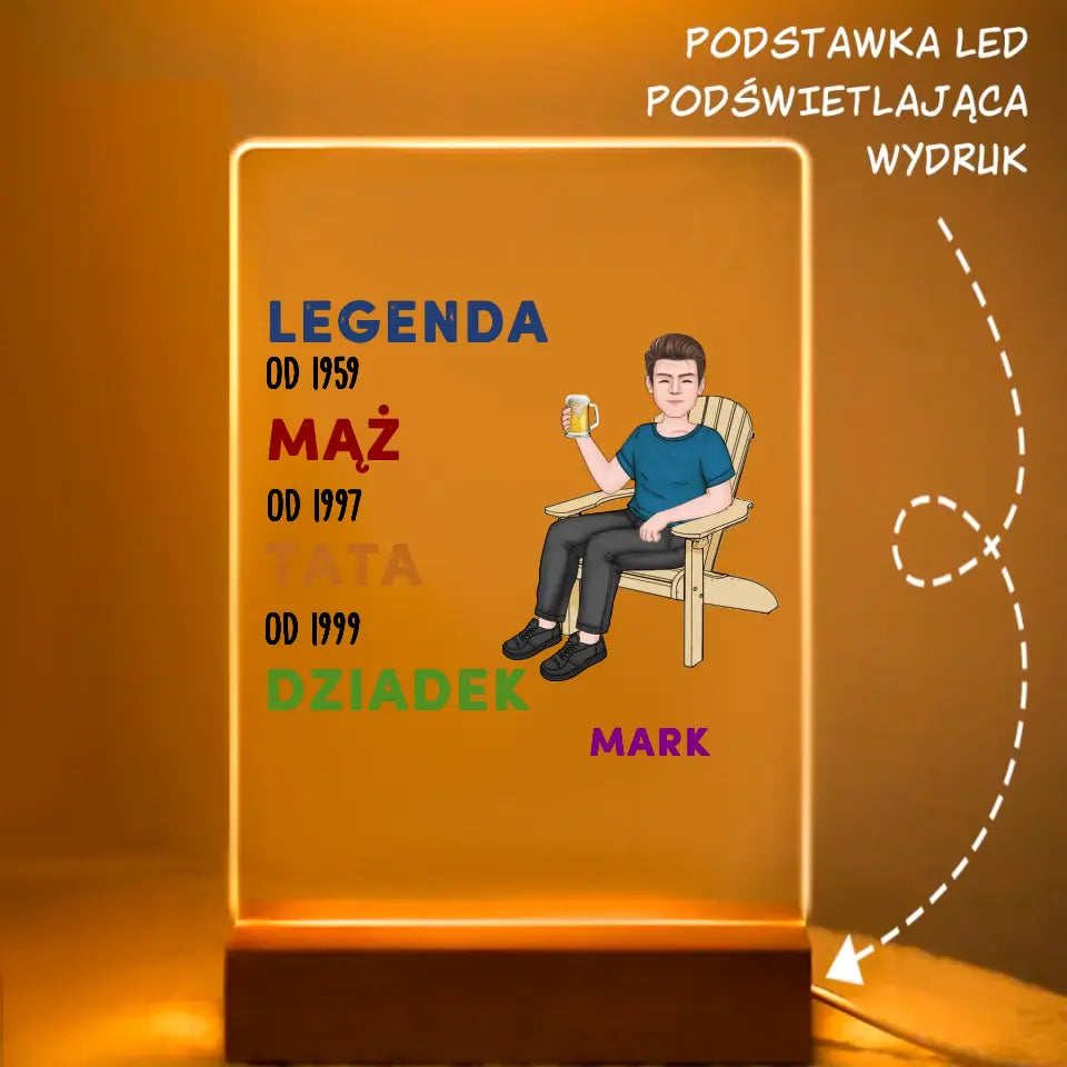 Legenda. Maż. Tata.