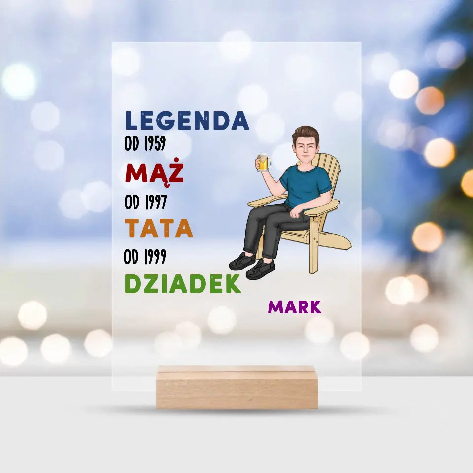 Legenda. Maż. Tata.