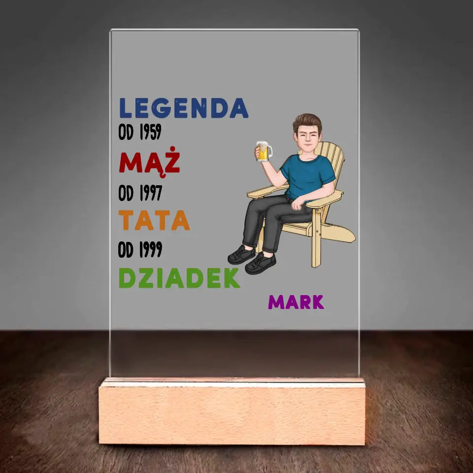 Legenda. Maż. Tata.