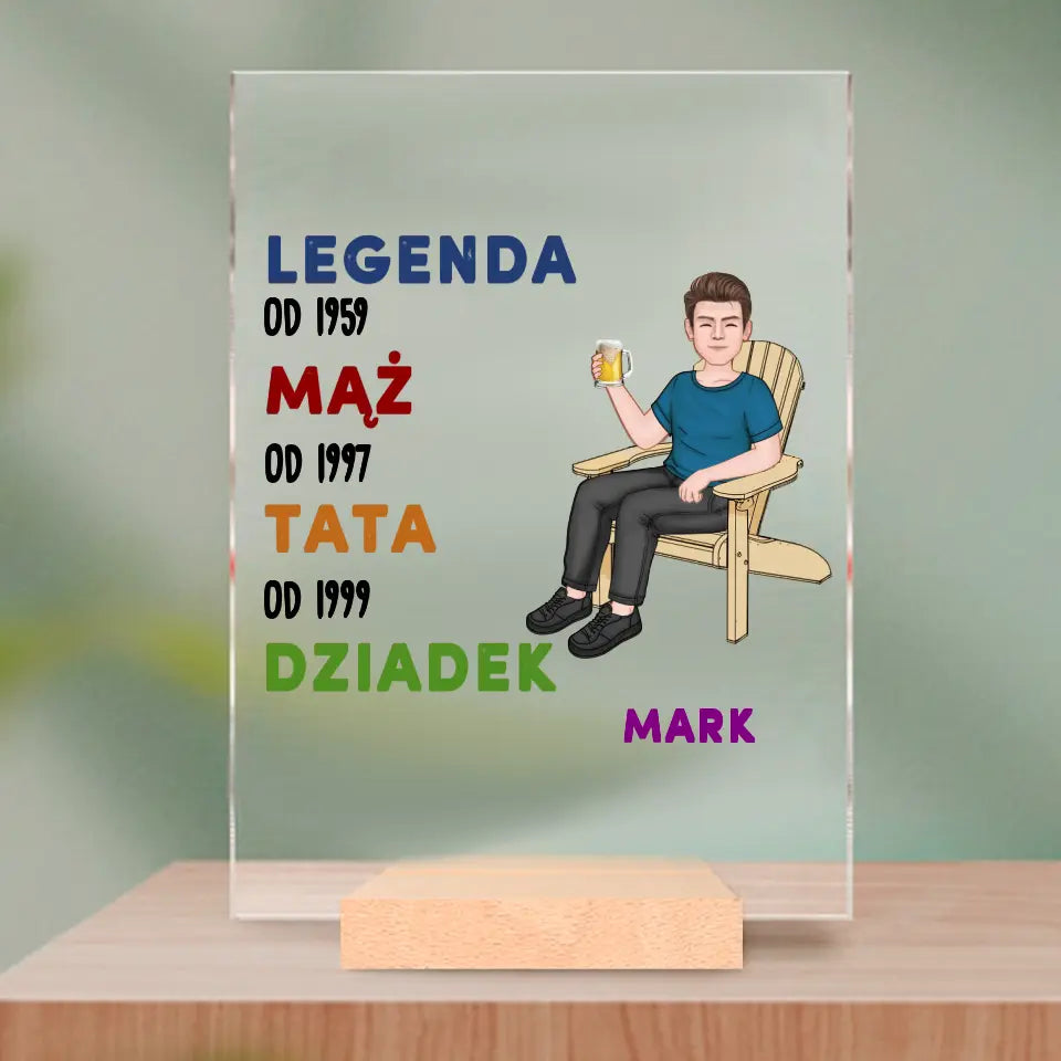 Legenda. Maż. Tata.