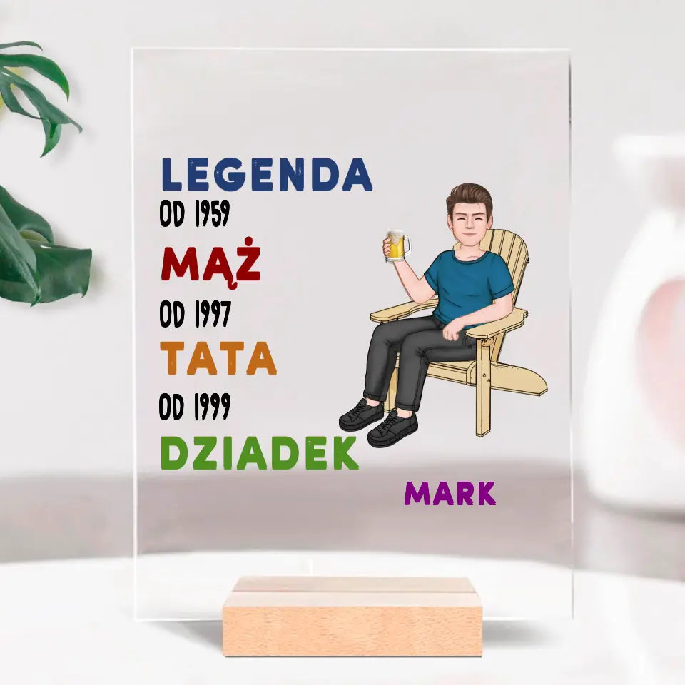 Legenda. Maż. Tata.