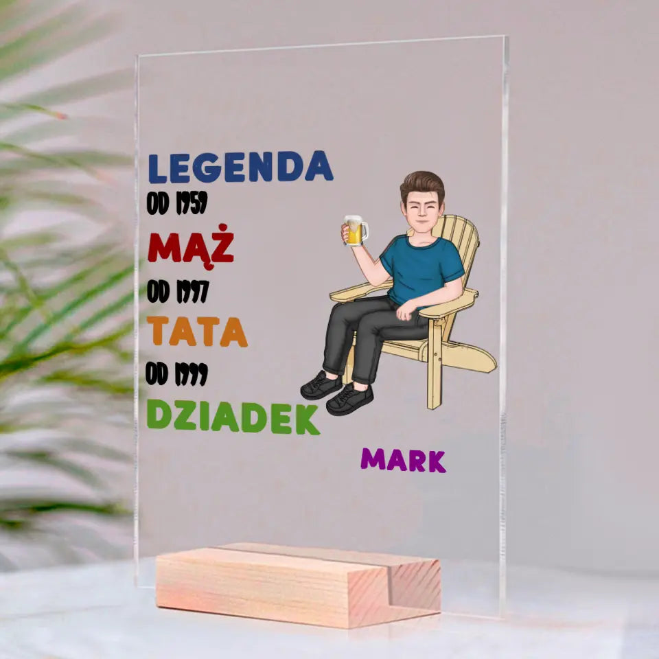 Legenda. Maż. Tata.