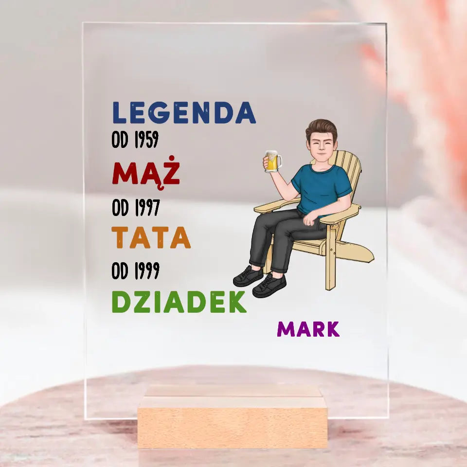 Legenda. Maż. Tata.