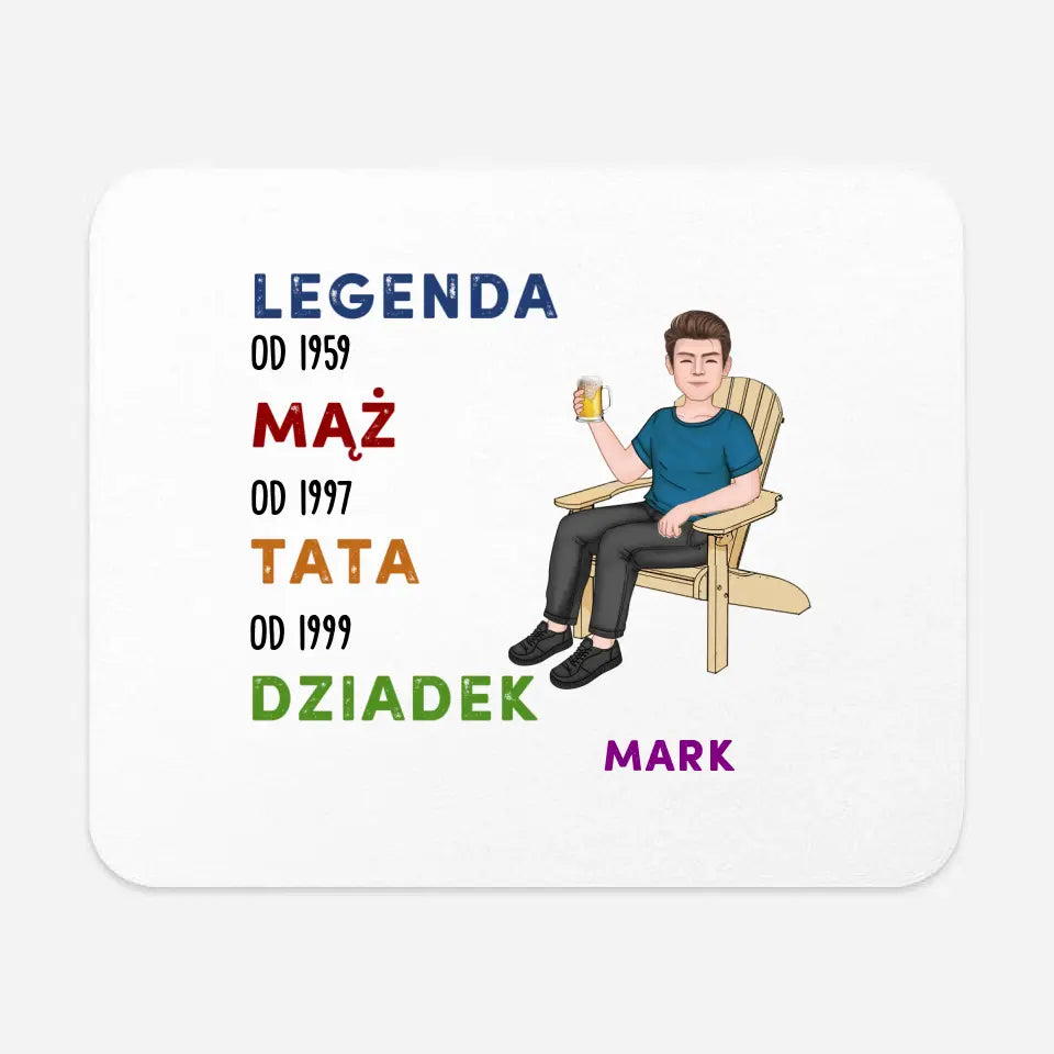 Legenda. Maż. Tata.