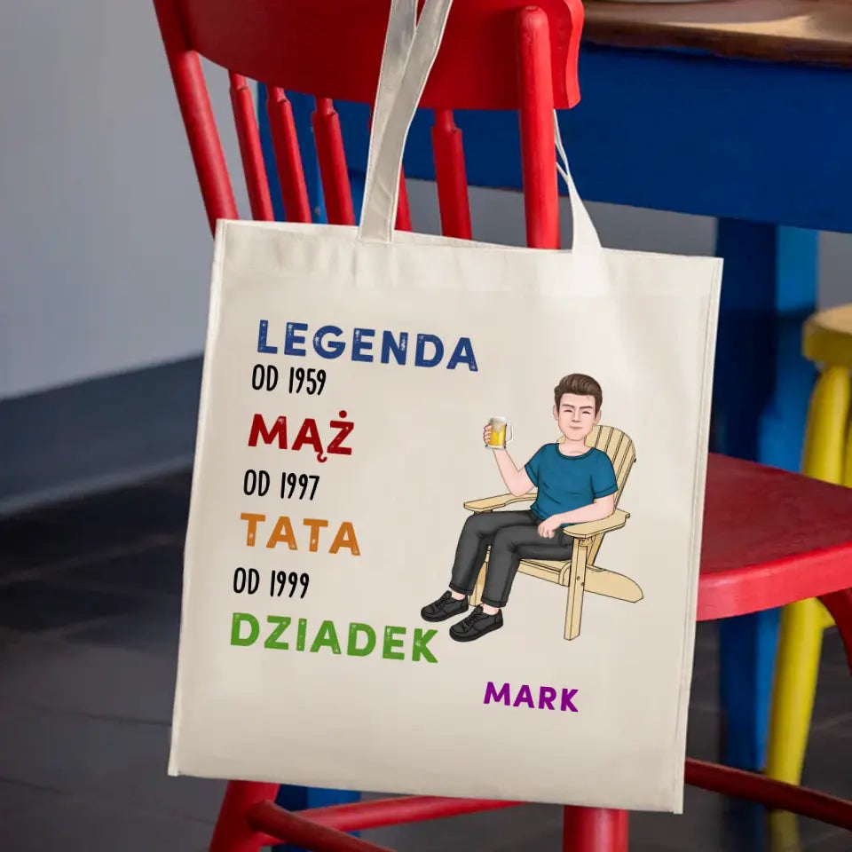 Legenda. Maż. Tata.