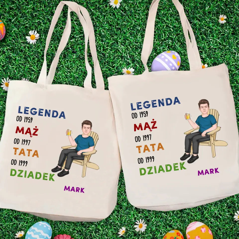 Legenda. Maż. Tata.