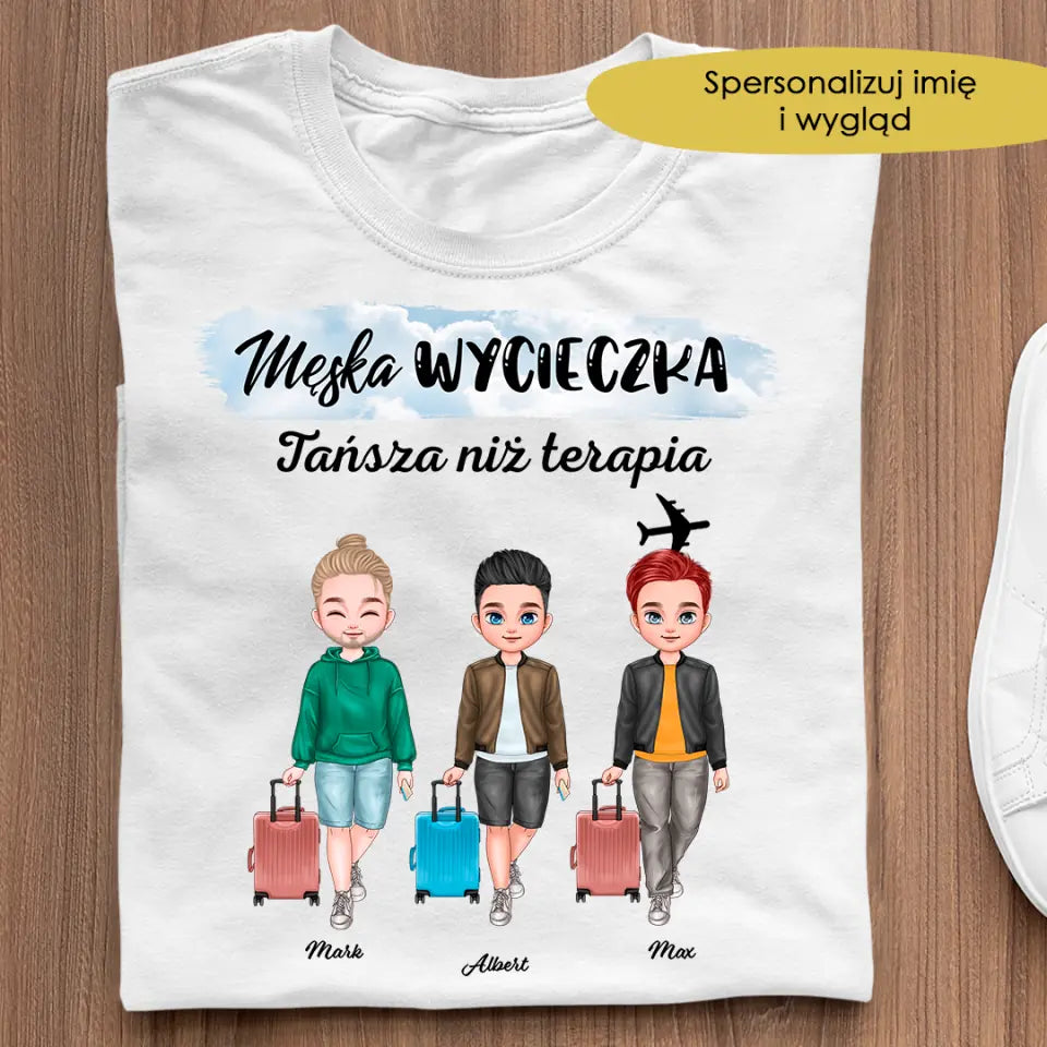 Męska wycieczka tańsza niż