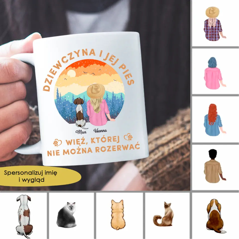 Kubek - Dziewczyna i jej pies. Więź, której nie można rozerwać