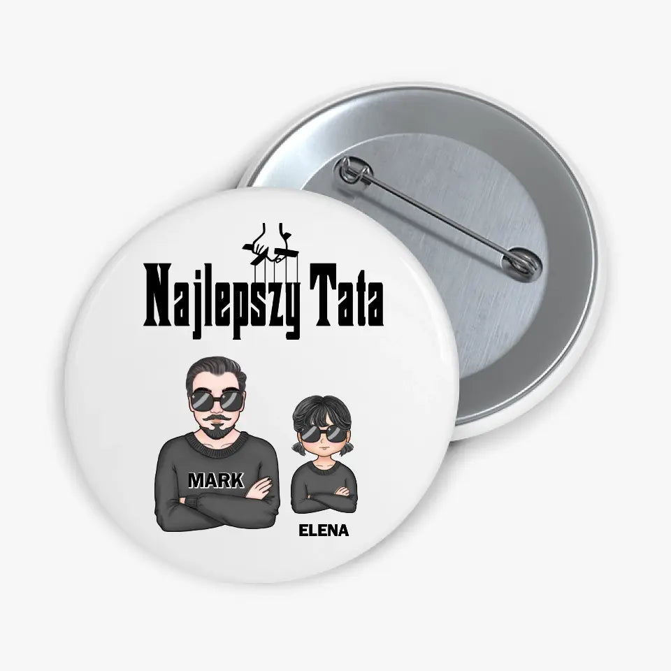 Przypinka - Najlepszy tata