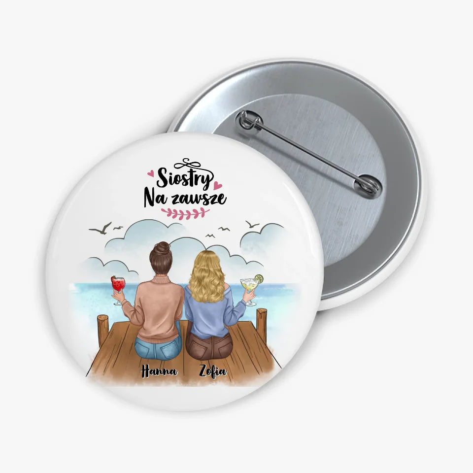 Przypinka - Siostry na zawsze