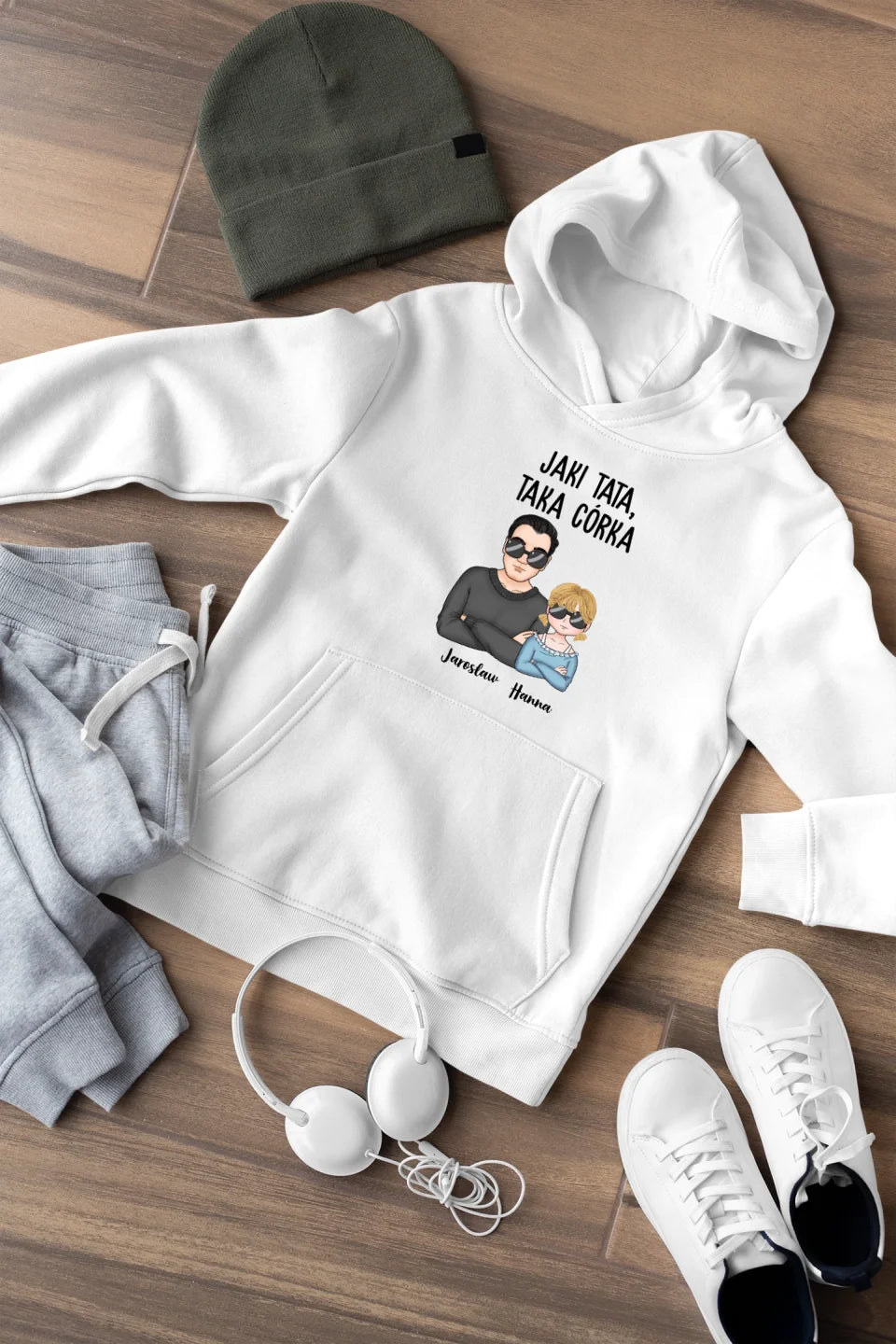 Bluza z kapturem - Jaki Tata, Taka Córka