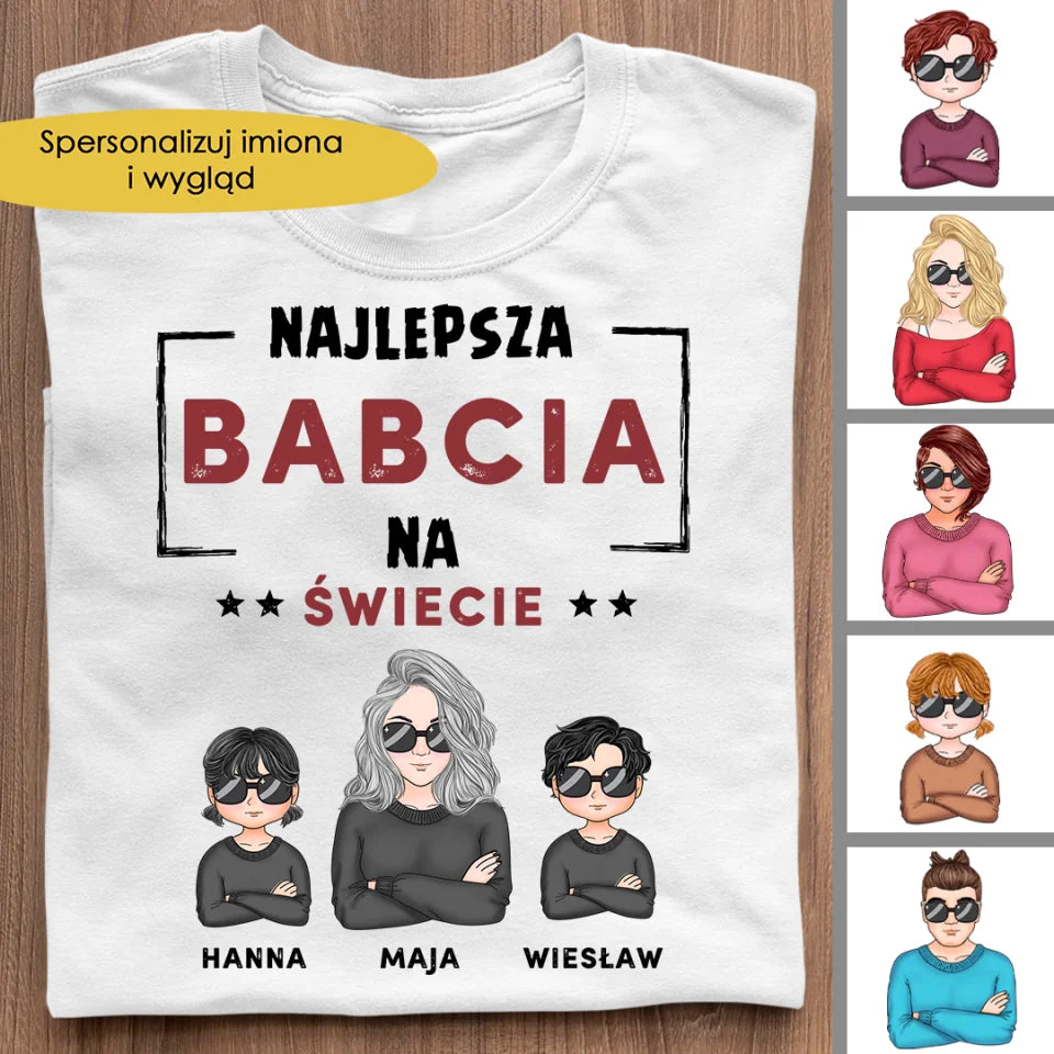 Koszulka - Najlepsza babcia na świecie