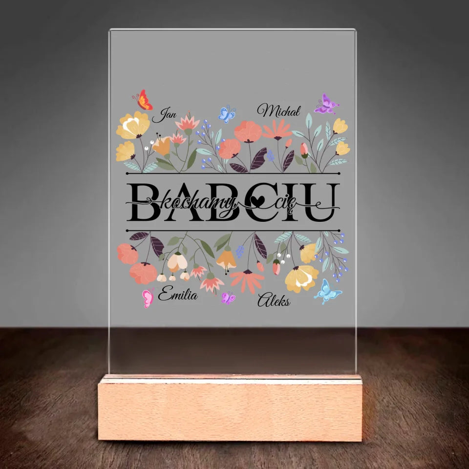 Poszewka Kochamy Cię , Babciu