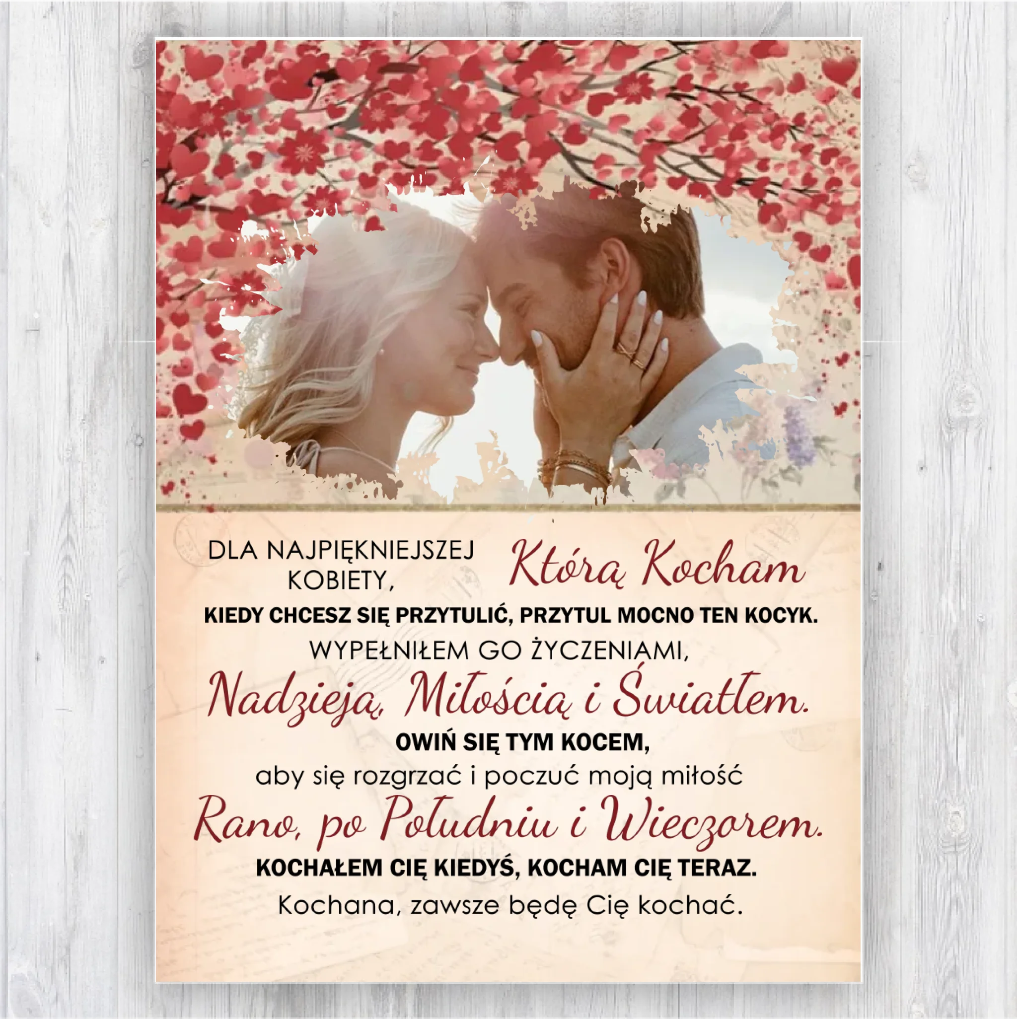 Dla najpiękniejszej kobiety, którą kocham.