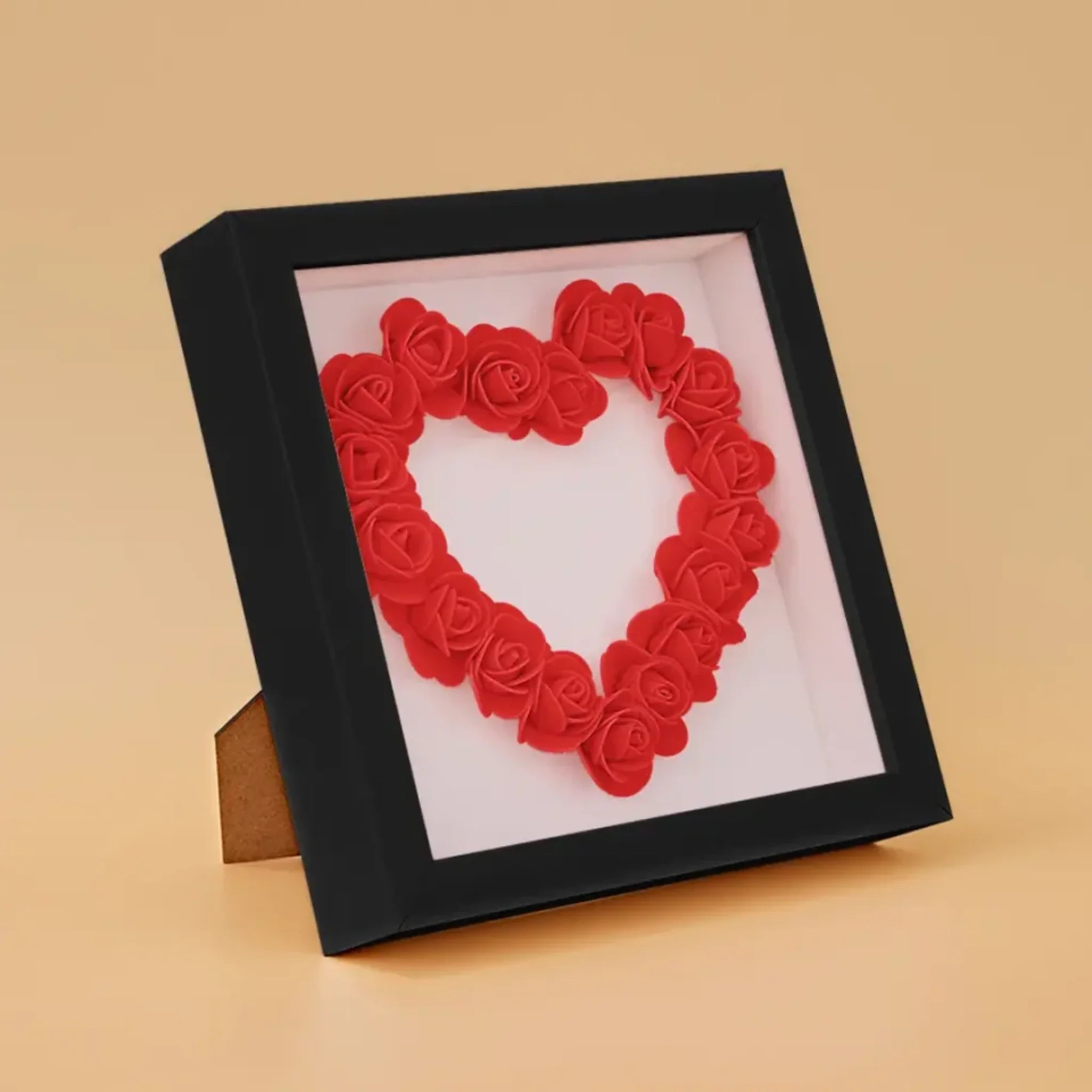 с цветами квадрат сердце 5