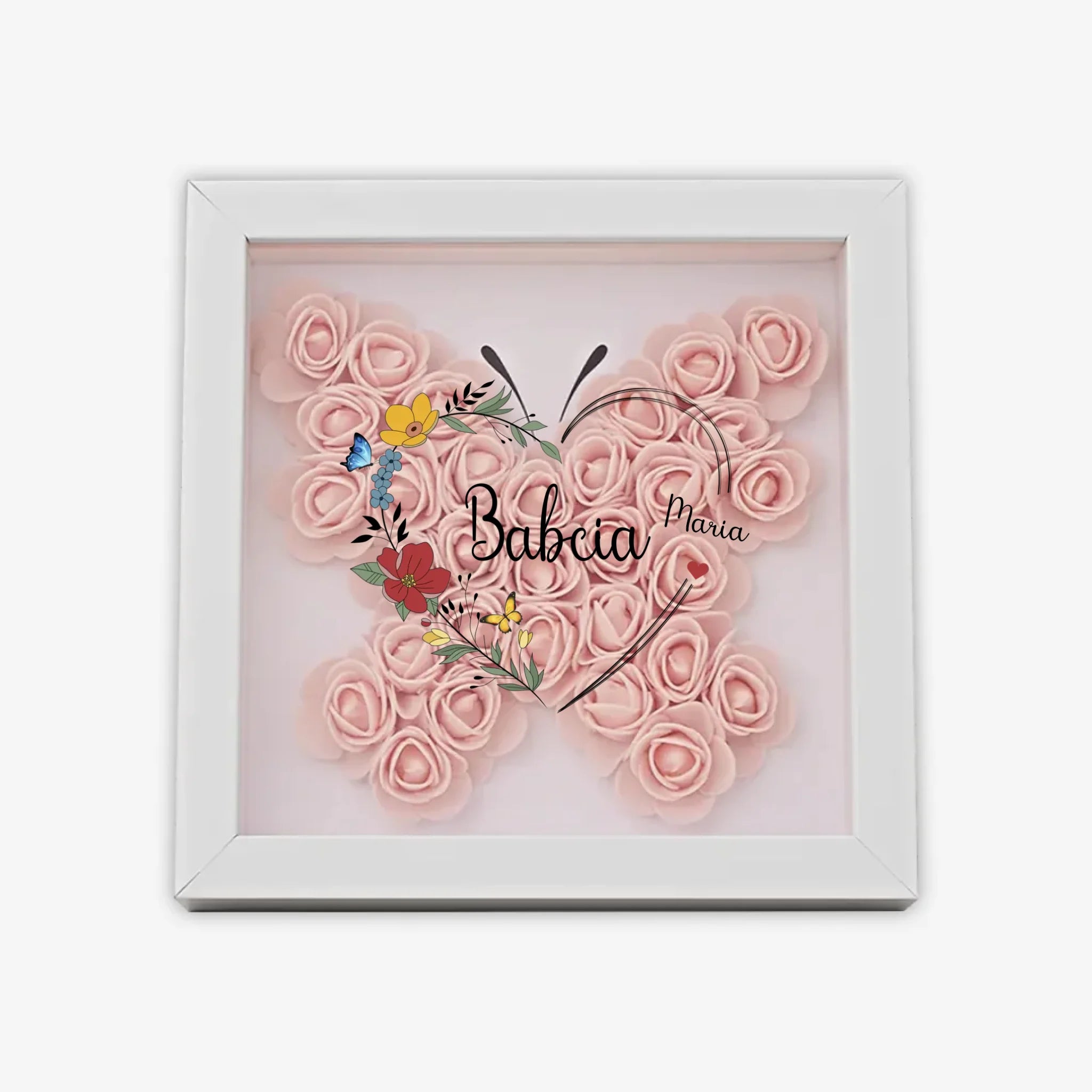 с бабочкой квадрат 7