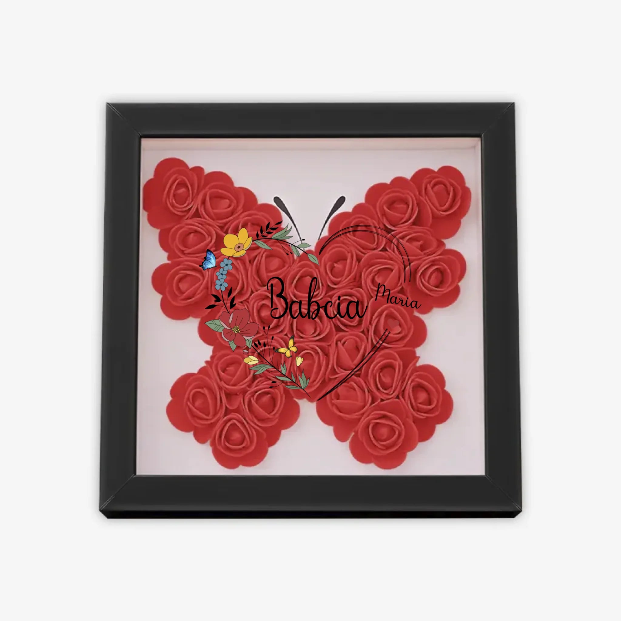 с бабочкой квадрат 6