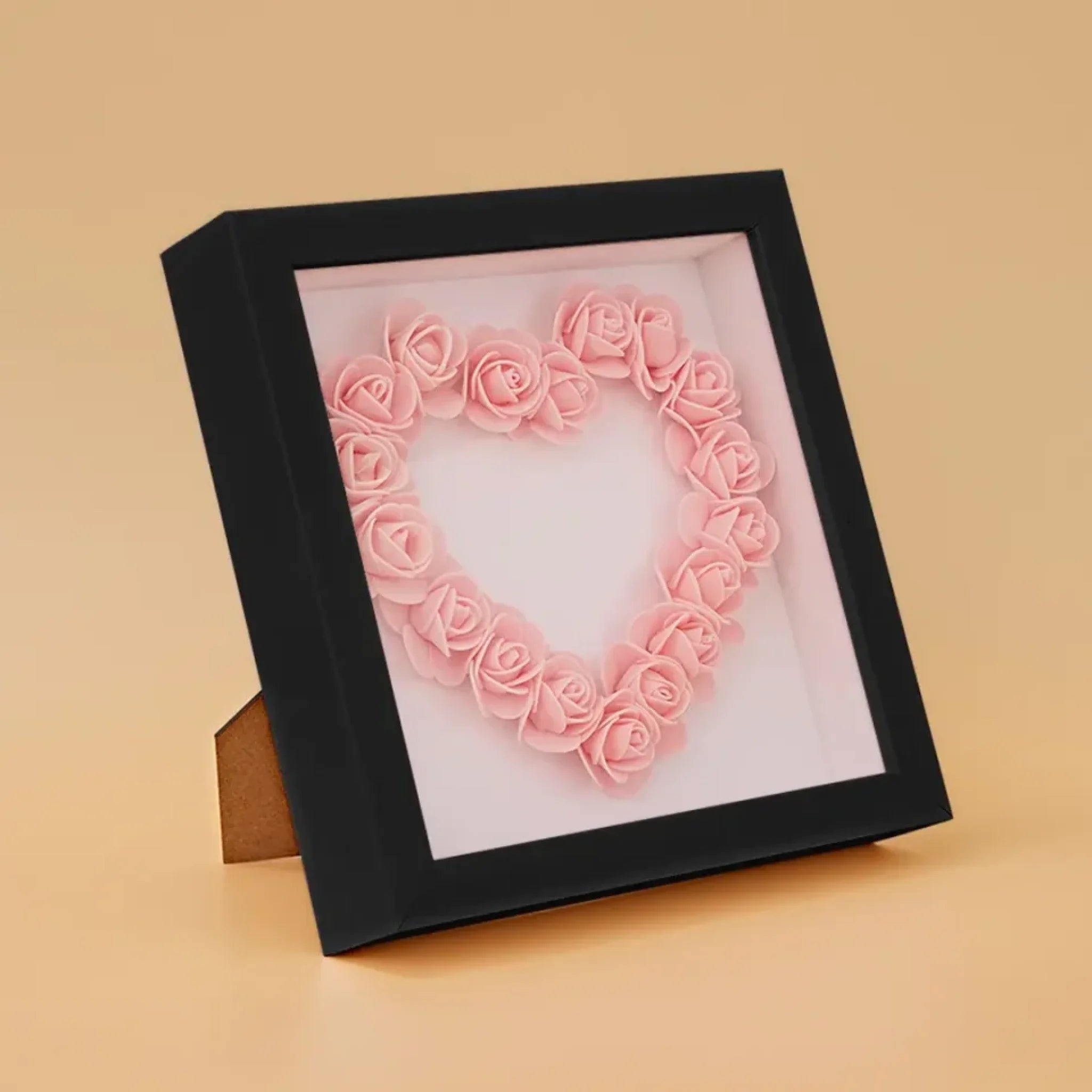 с цветами квадрат сердце 7