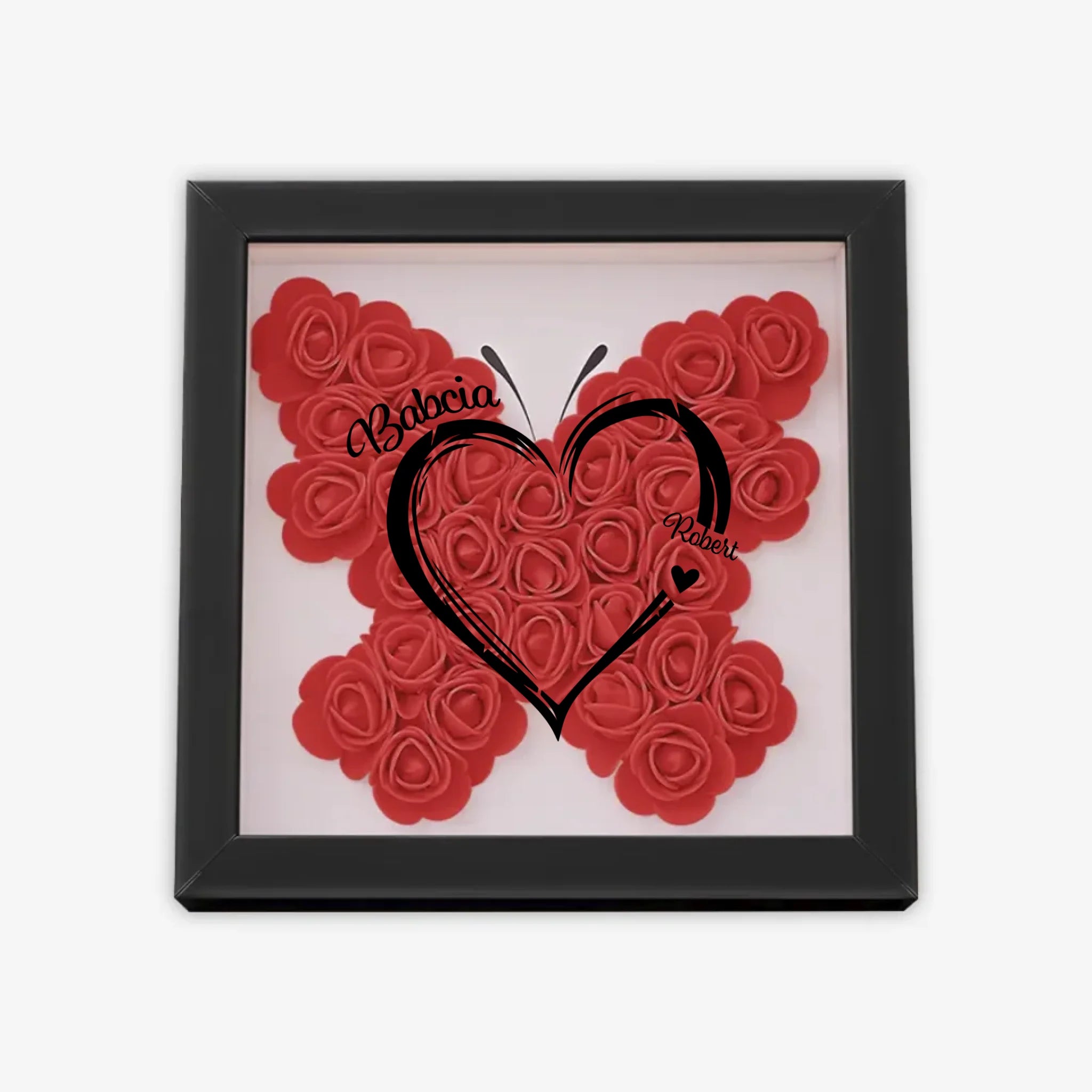 с бабочкой квадрат 6