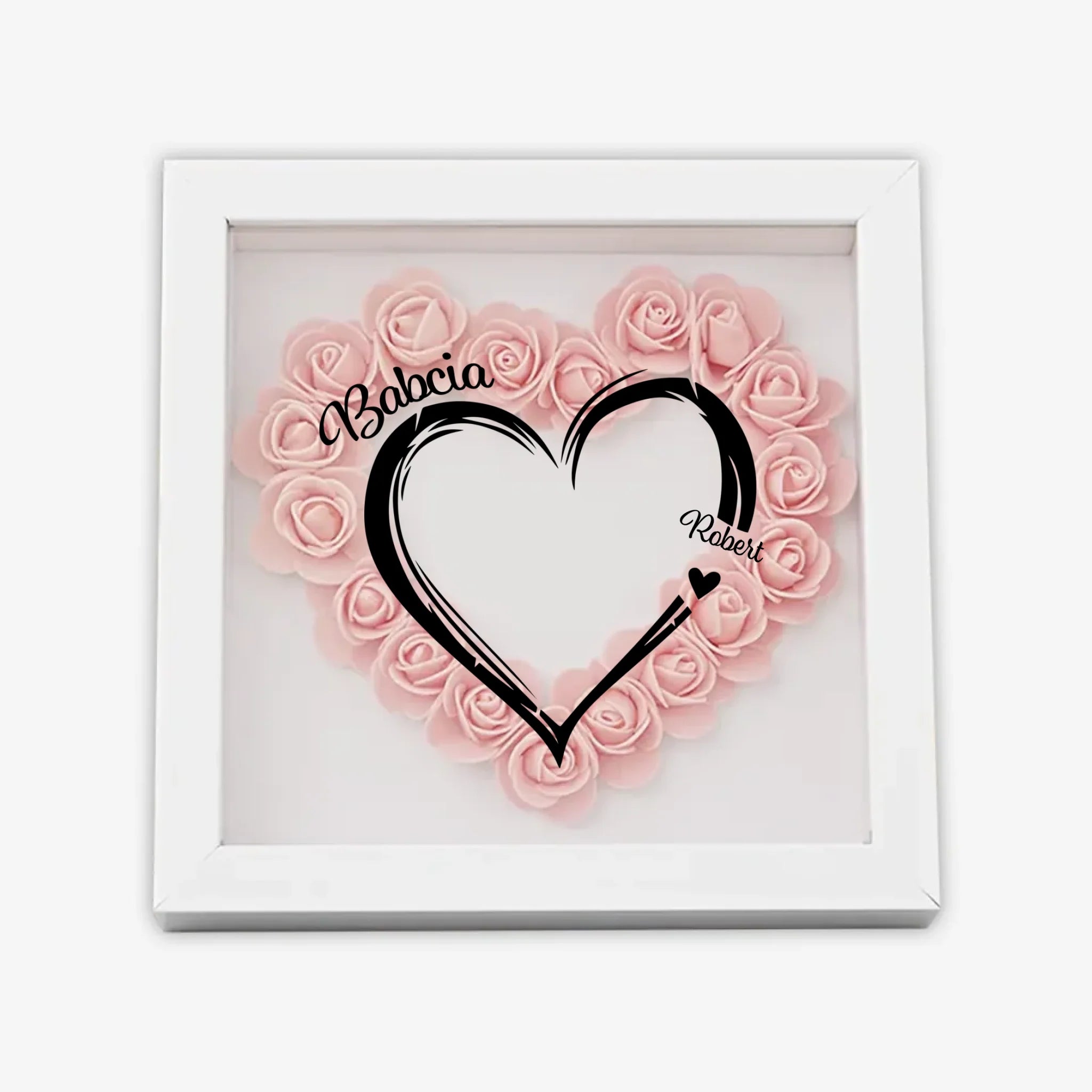 с цветами квадрат сердце 4