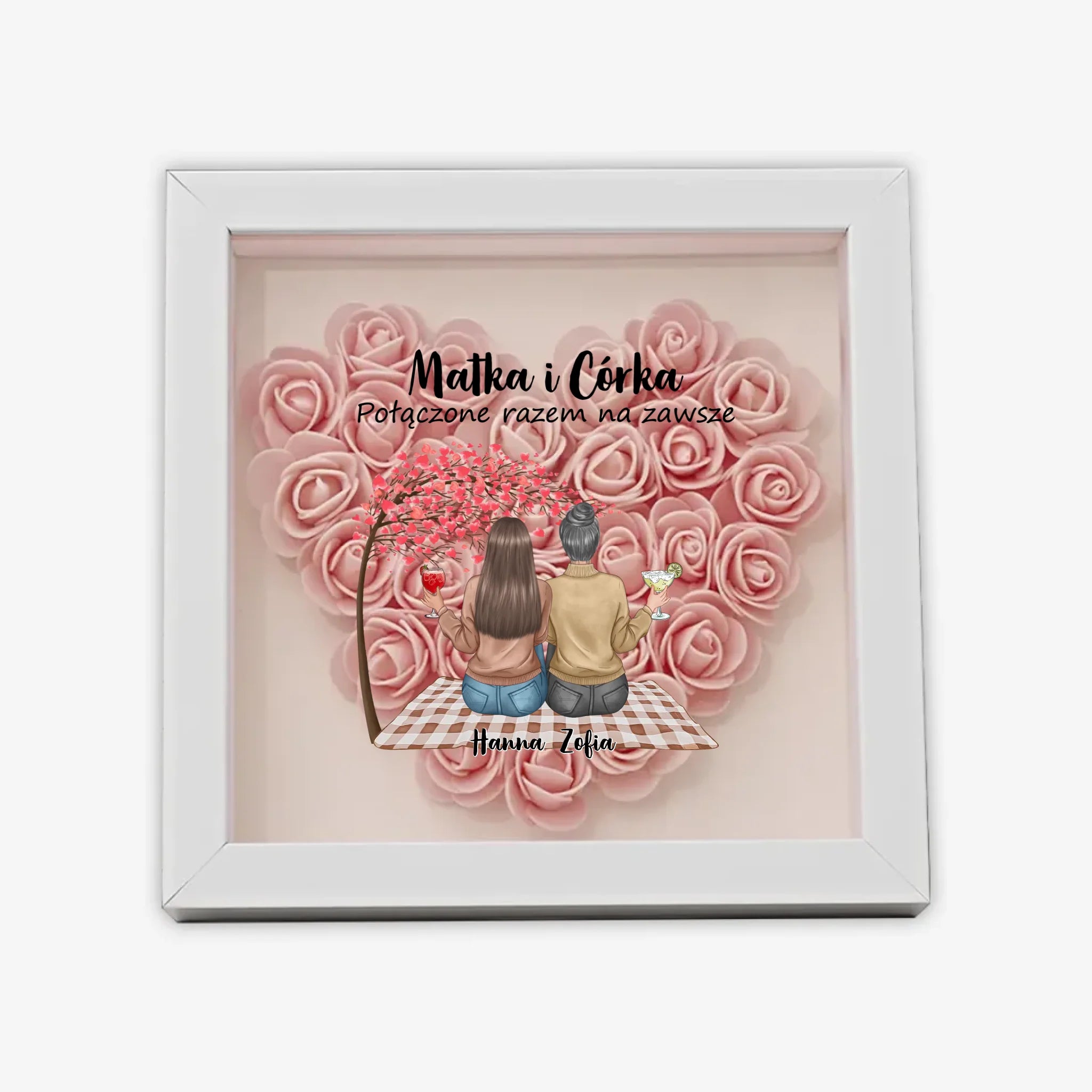 с цветами квадрат сердце полное 7