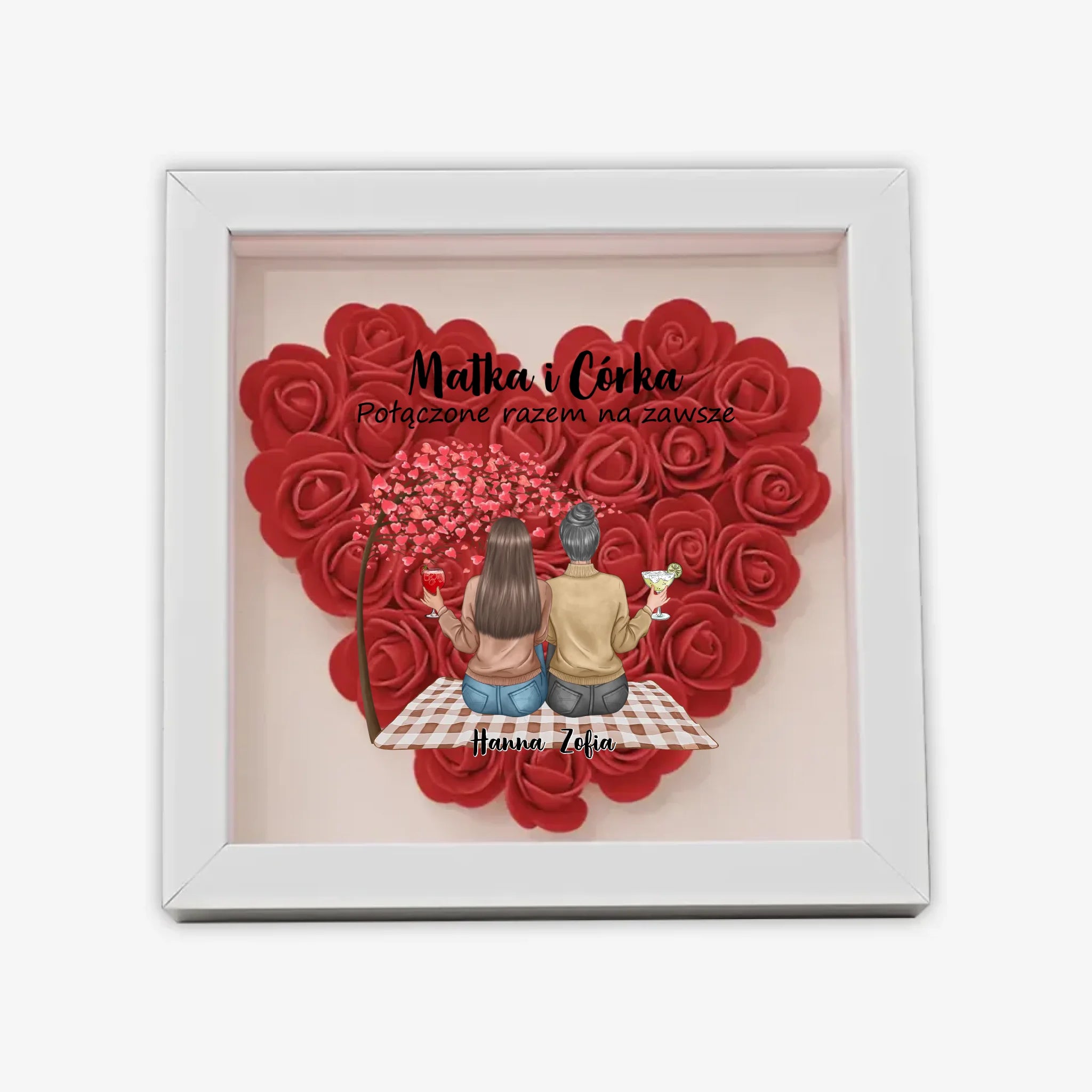 с цветами квадрат сердце полное 8