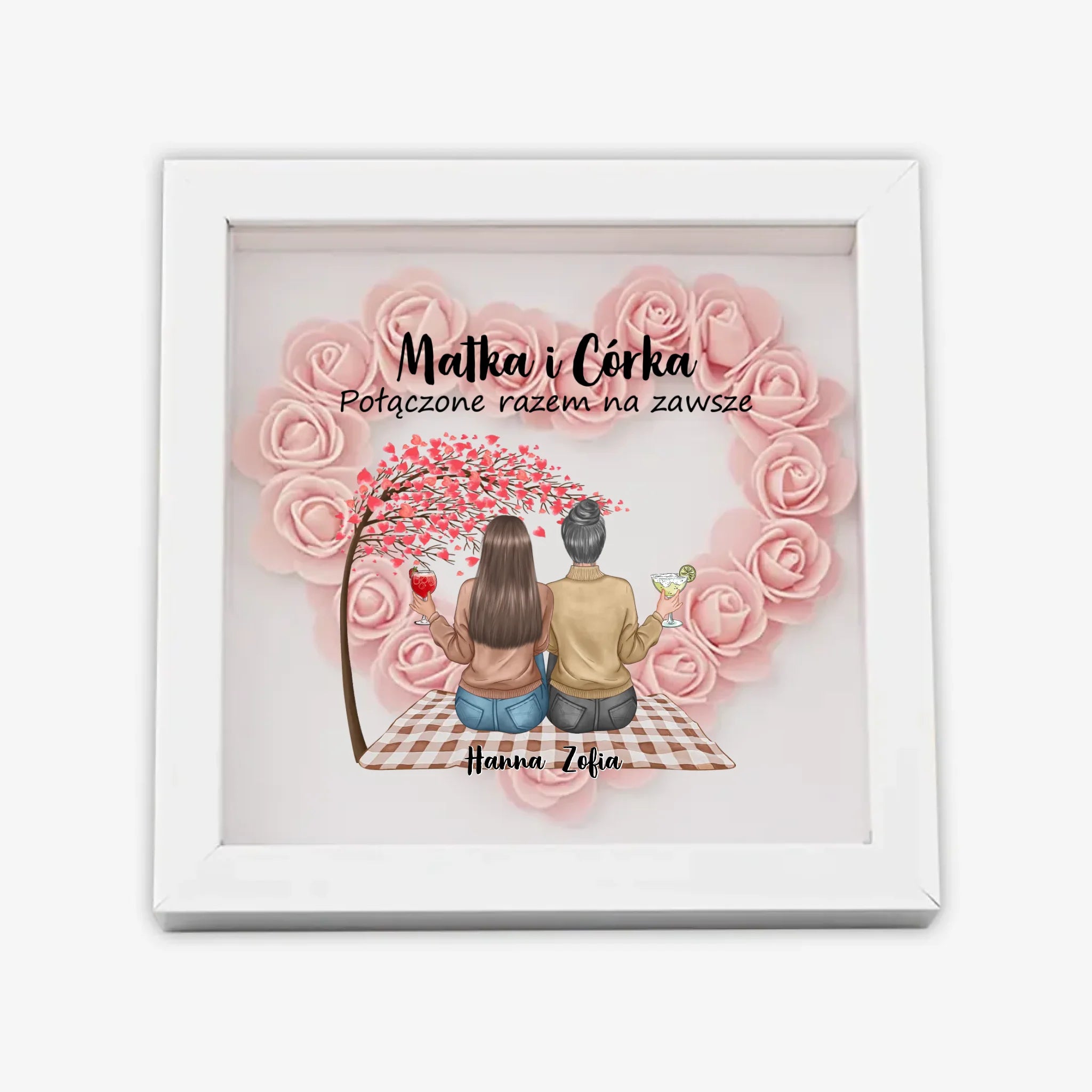 с цветами квадрат сердце 4