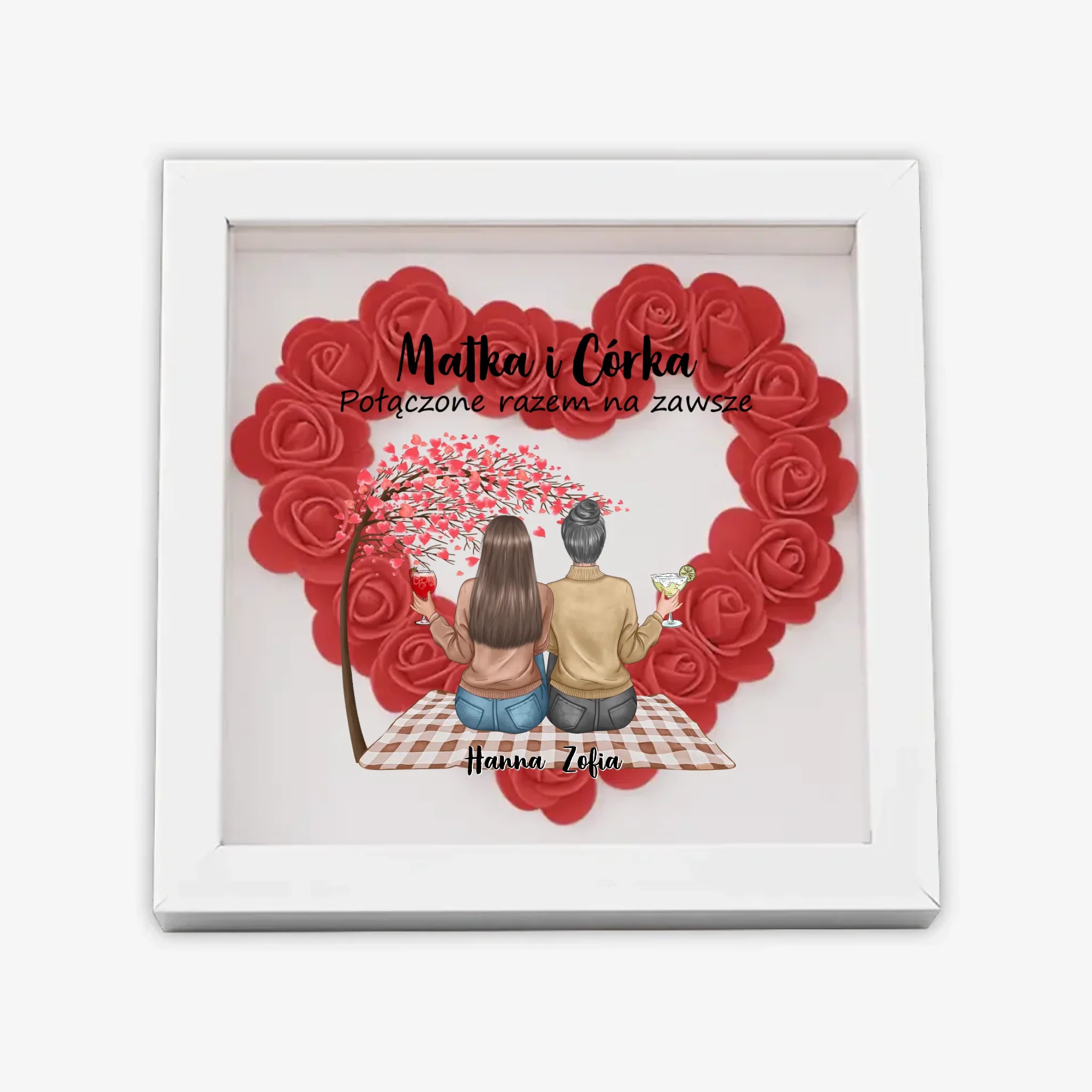 с цветами квадрат сердце 2