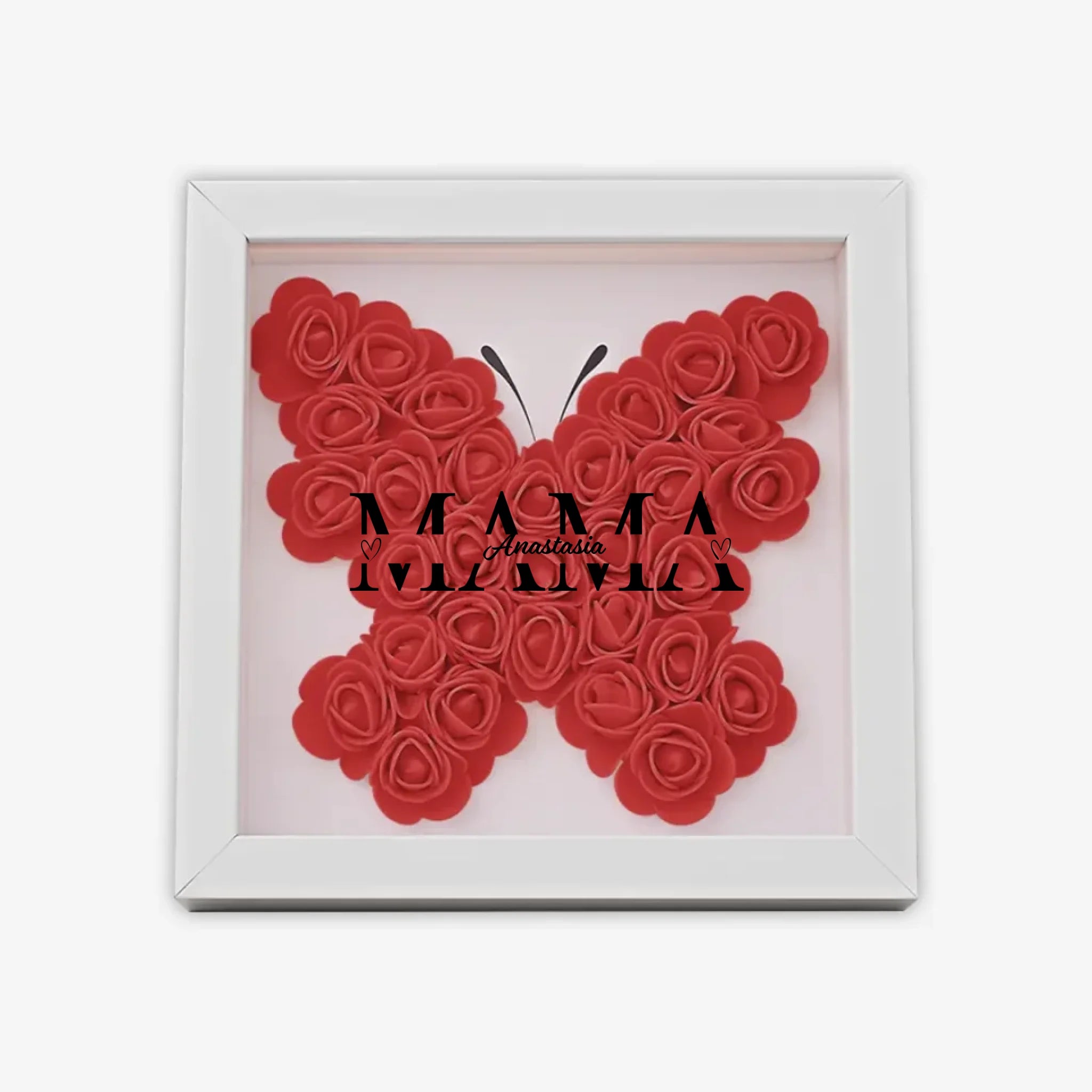 с бабочкой квадрат 8