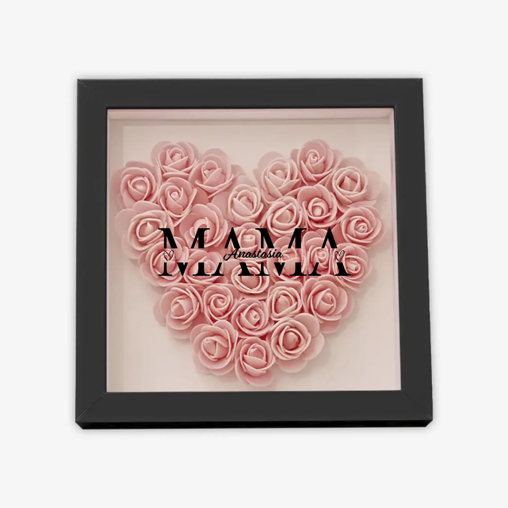 с цветами квадрат сердце полное 5