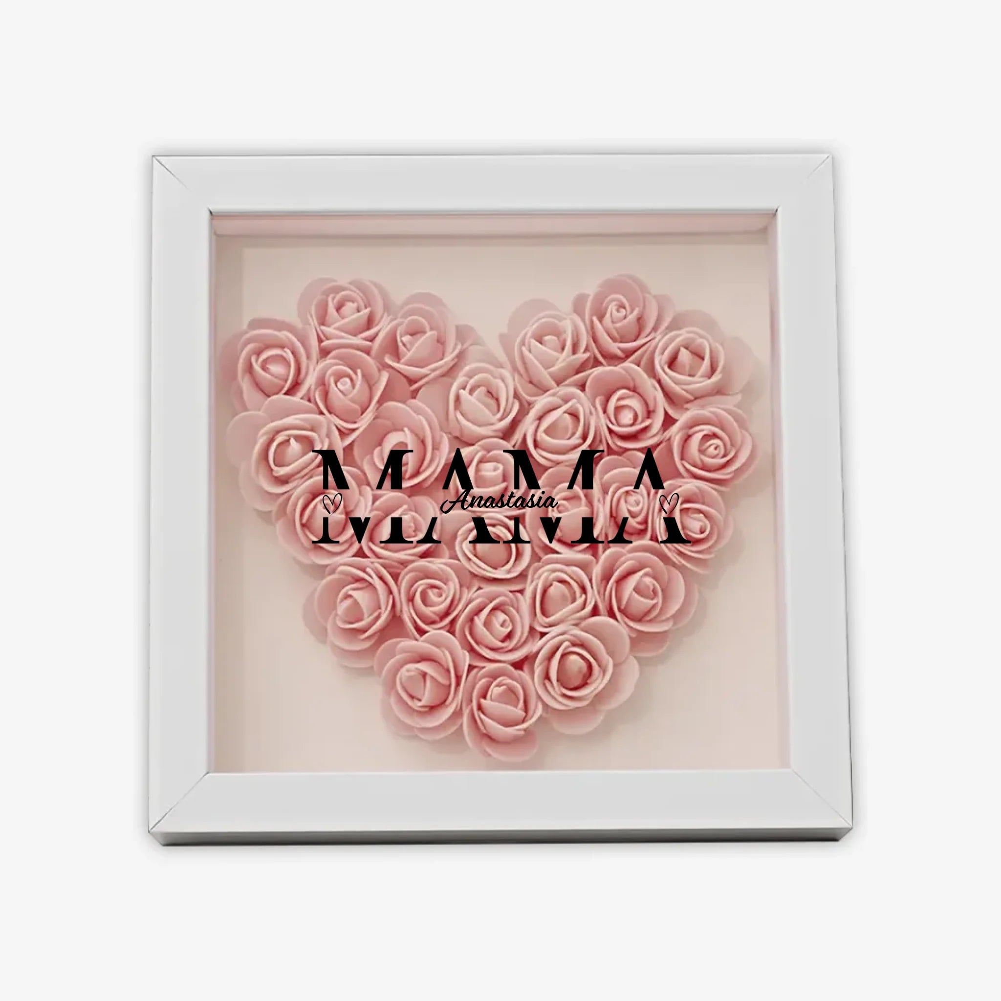 с цветами квадрат сердце полное 7