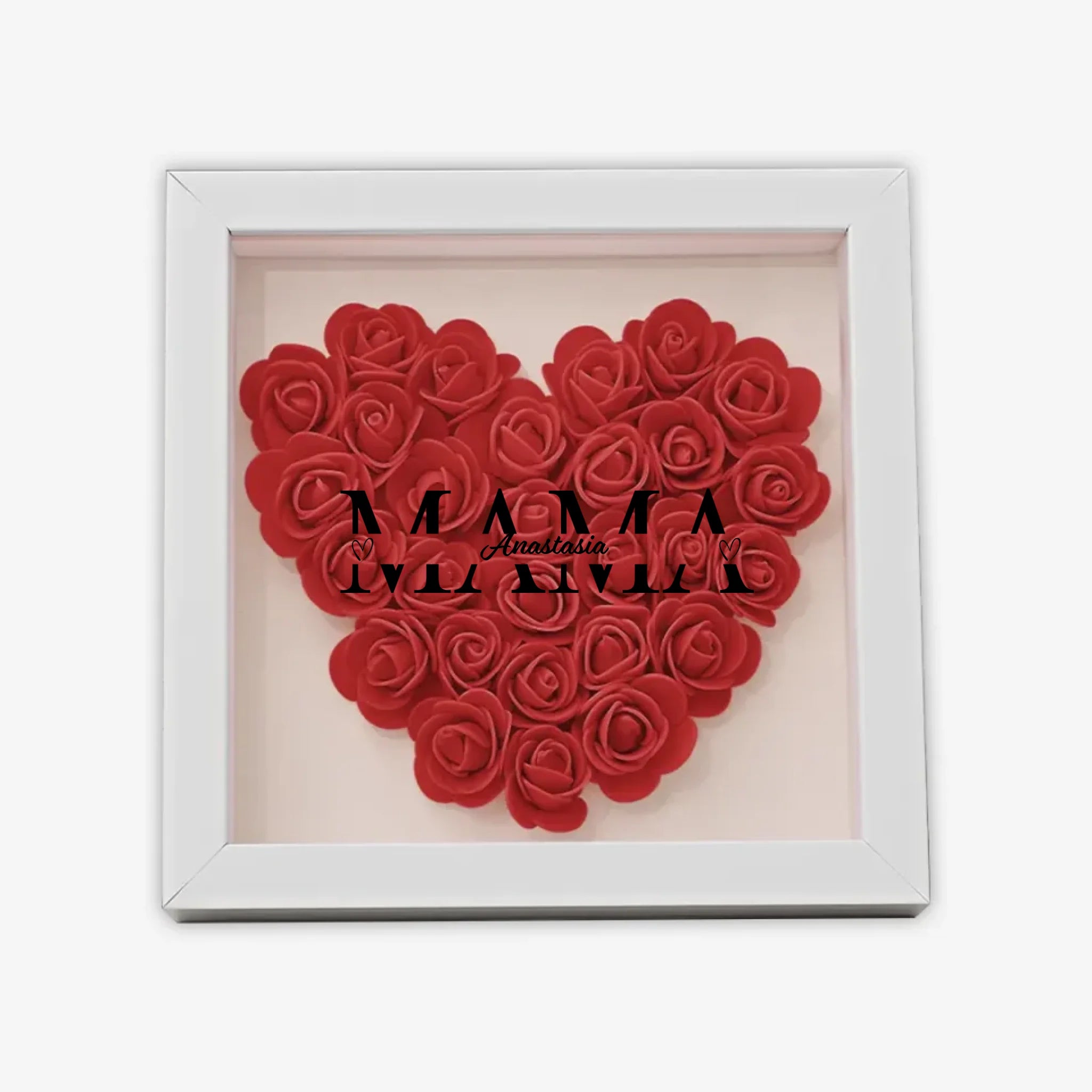 с цветами квадрат сердце полное 8