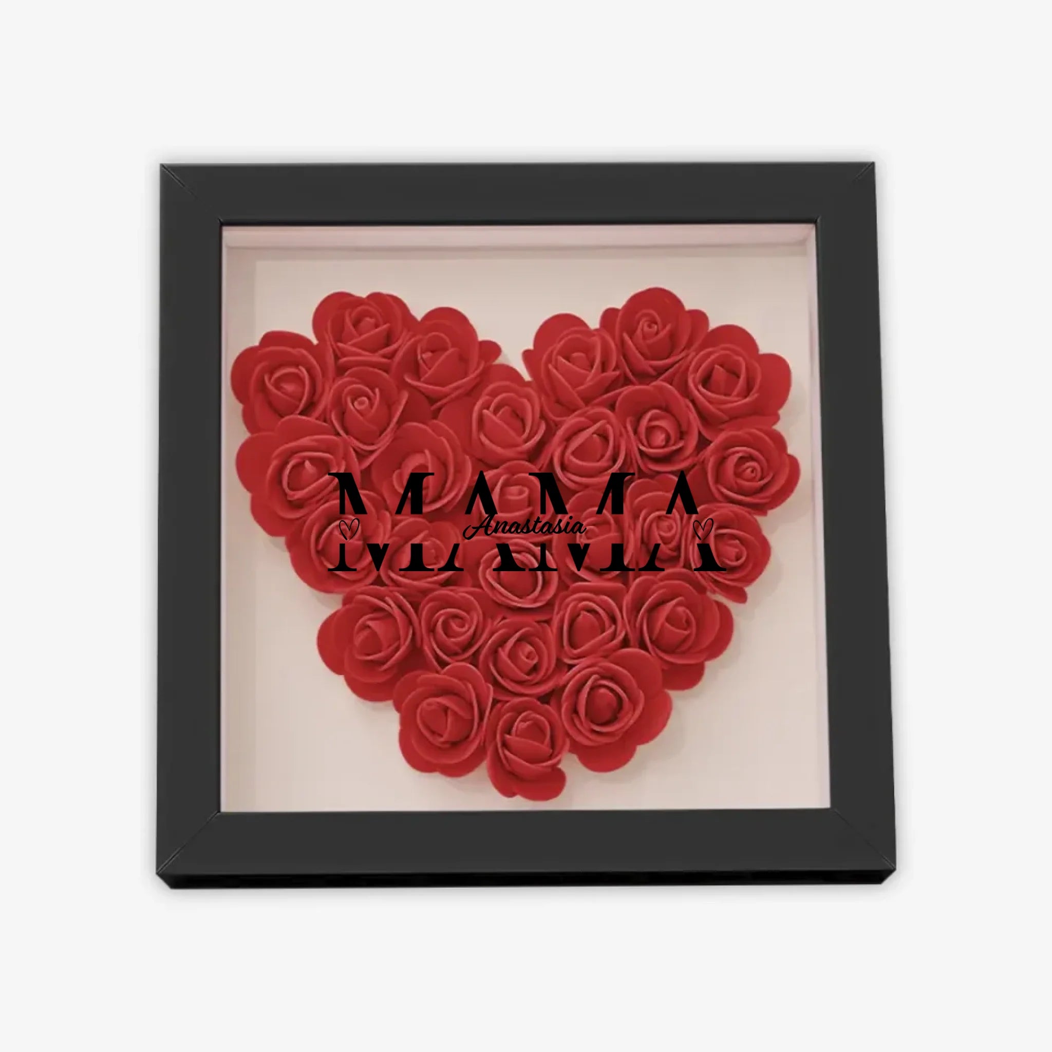 с цветами квадрат сердце полное 6