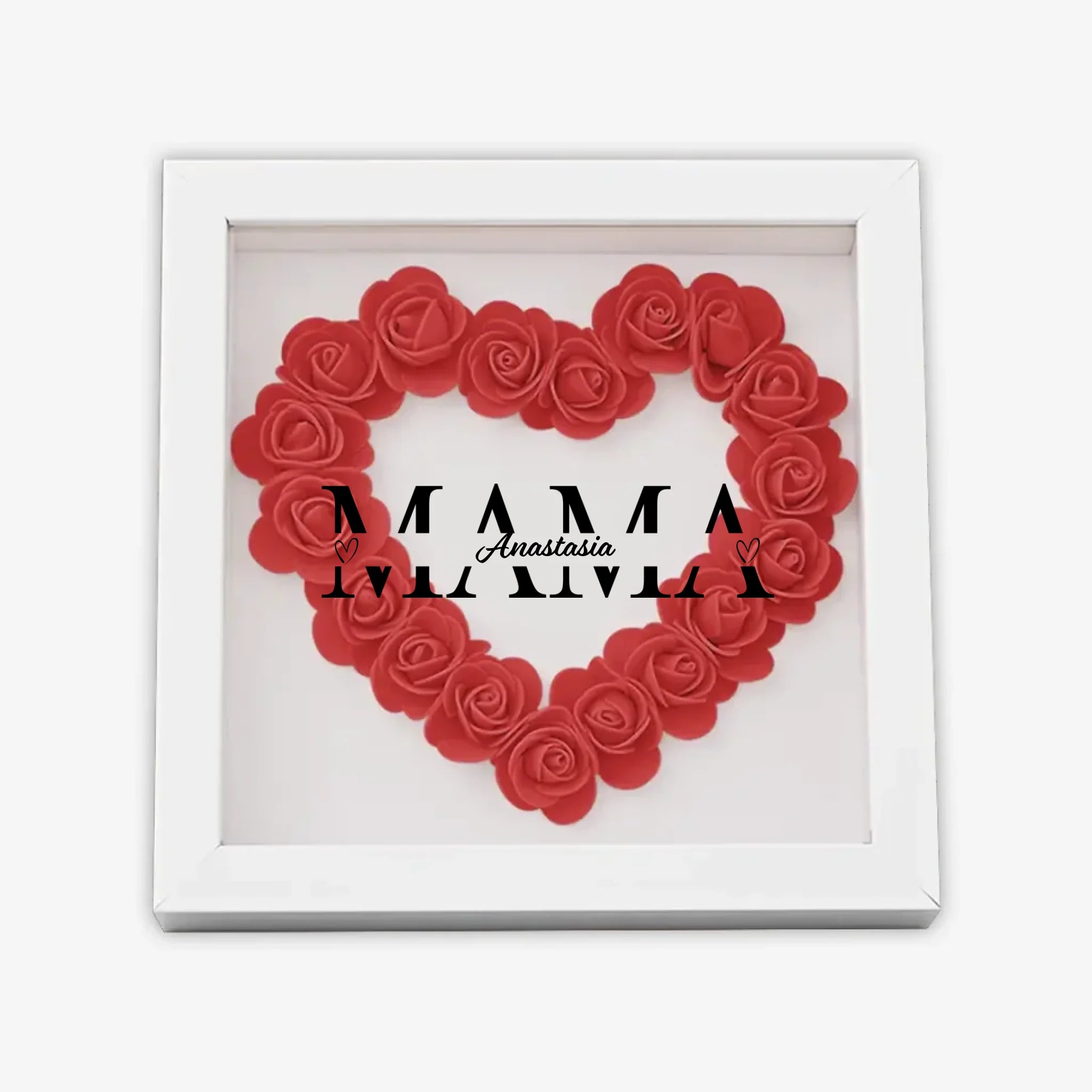 с цветами квадрат сердце 2