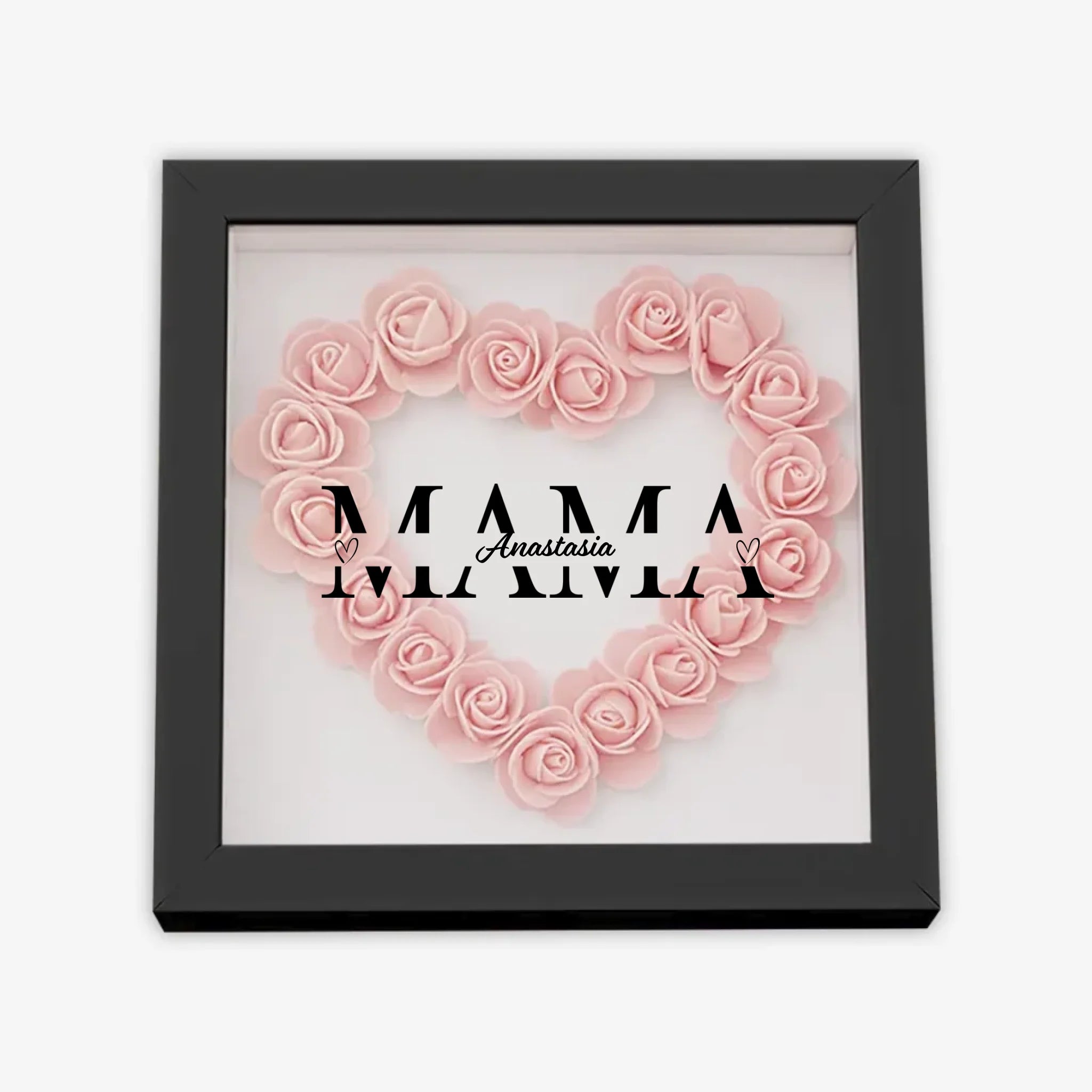 с цветами квадрат сердце 3