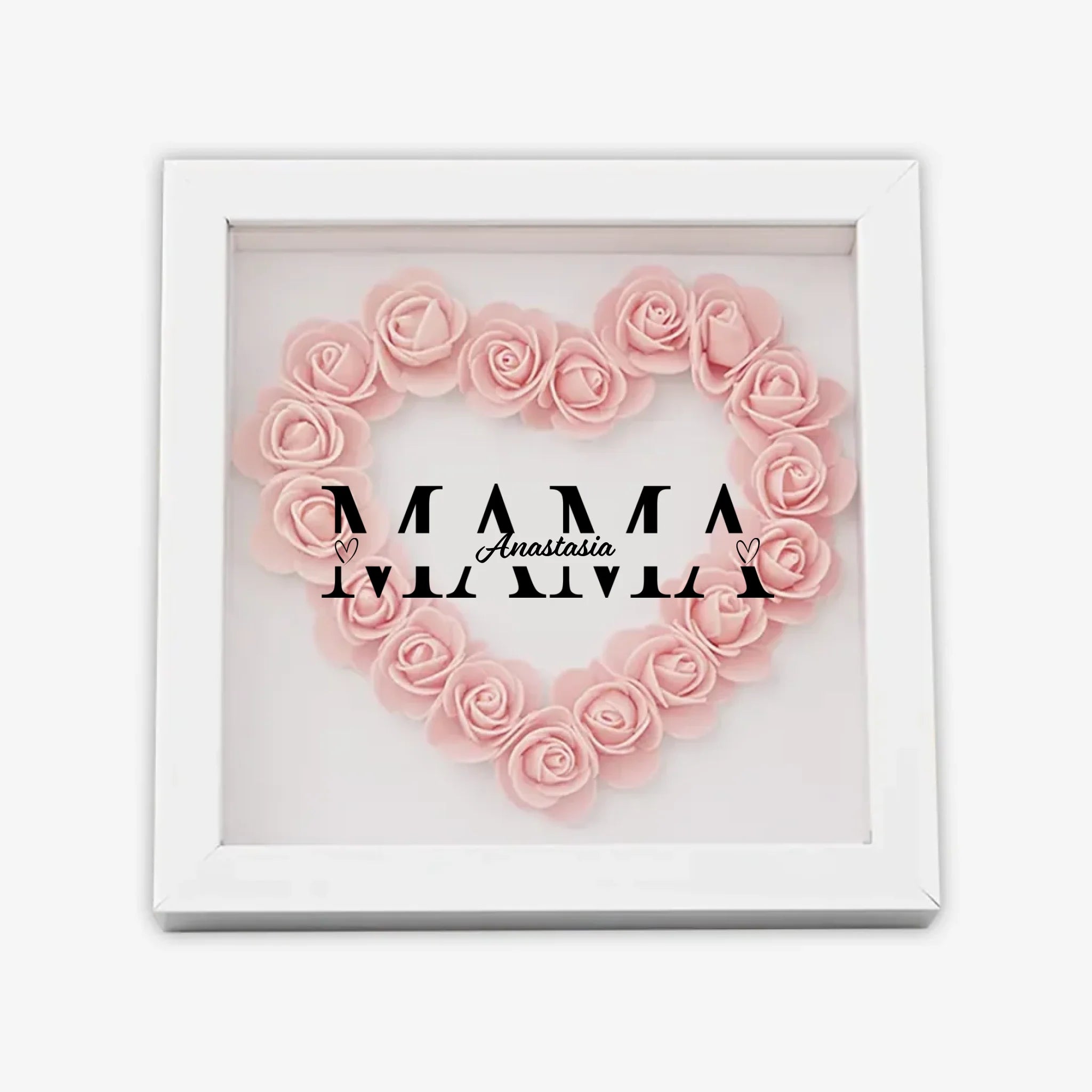 с цветами квадрат сердце 4