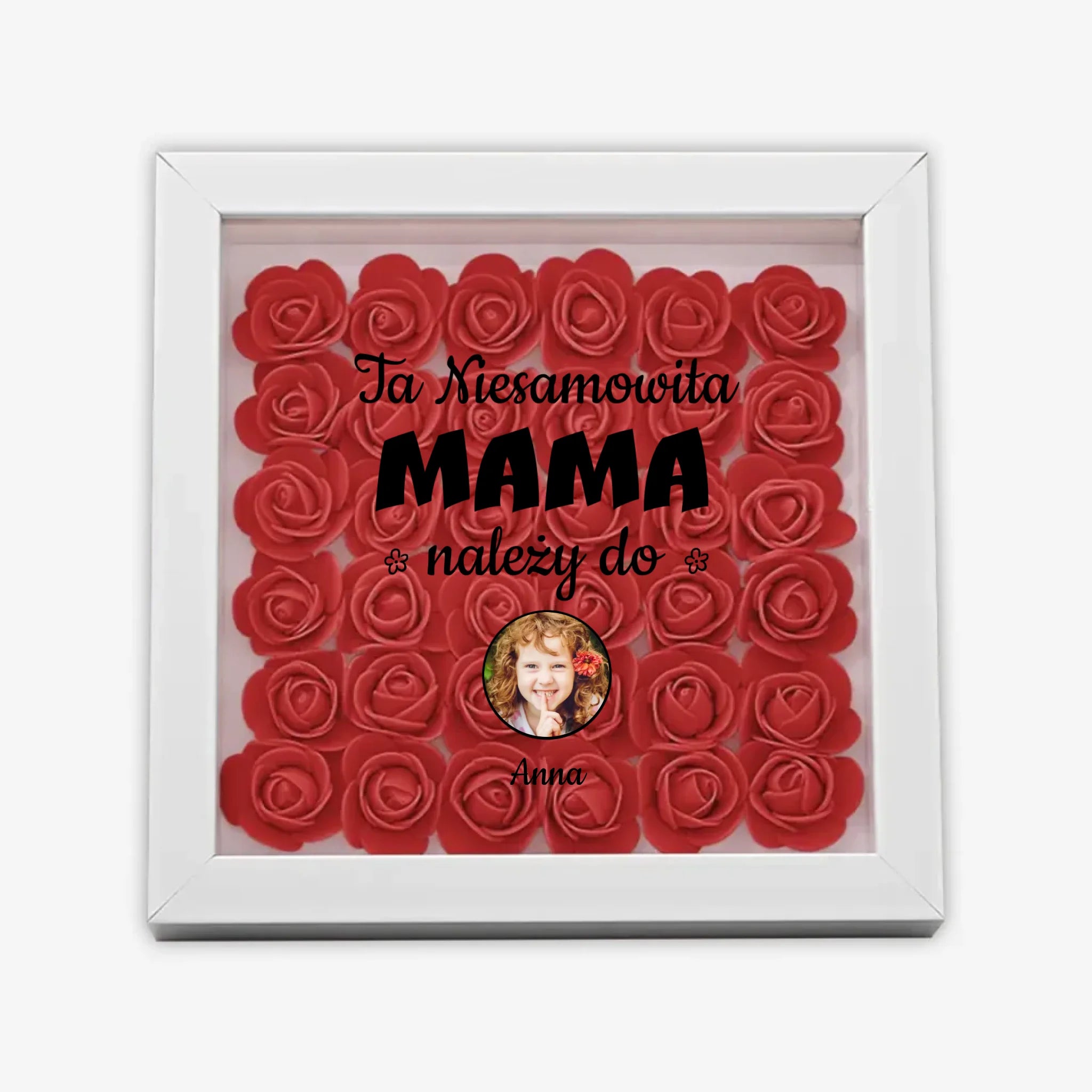 с цветами квадрат 1