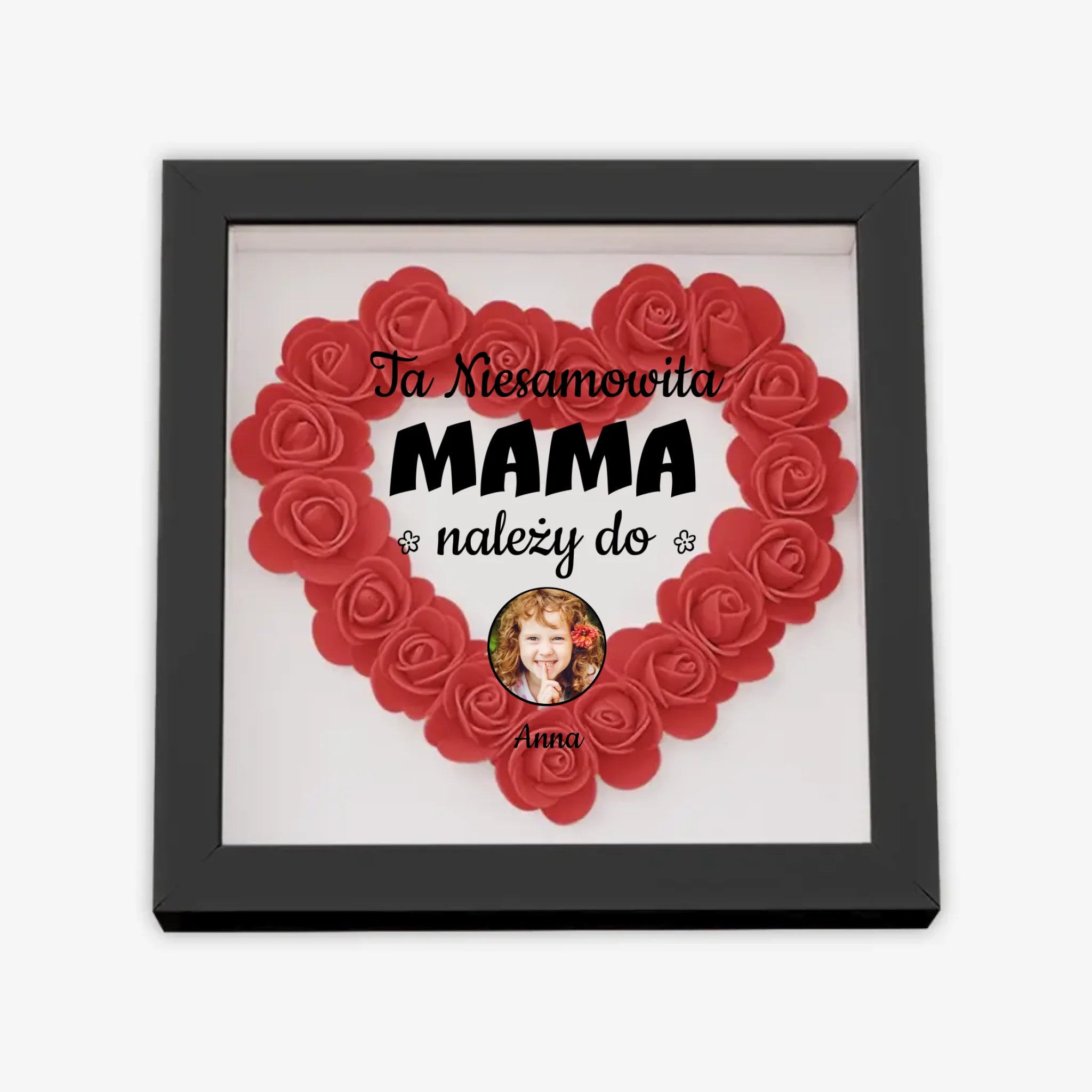 с цветами квадрат сердце 1