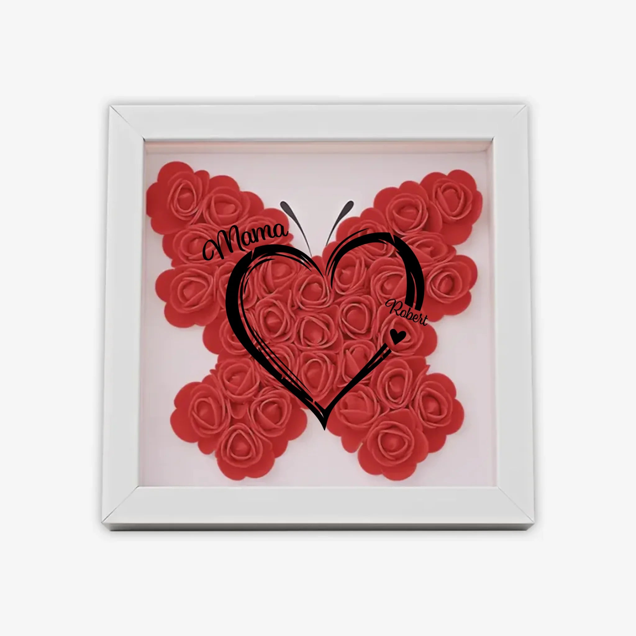 с бабочкой квадрат 8