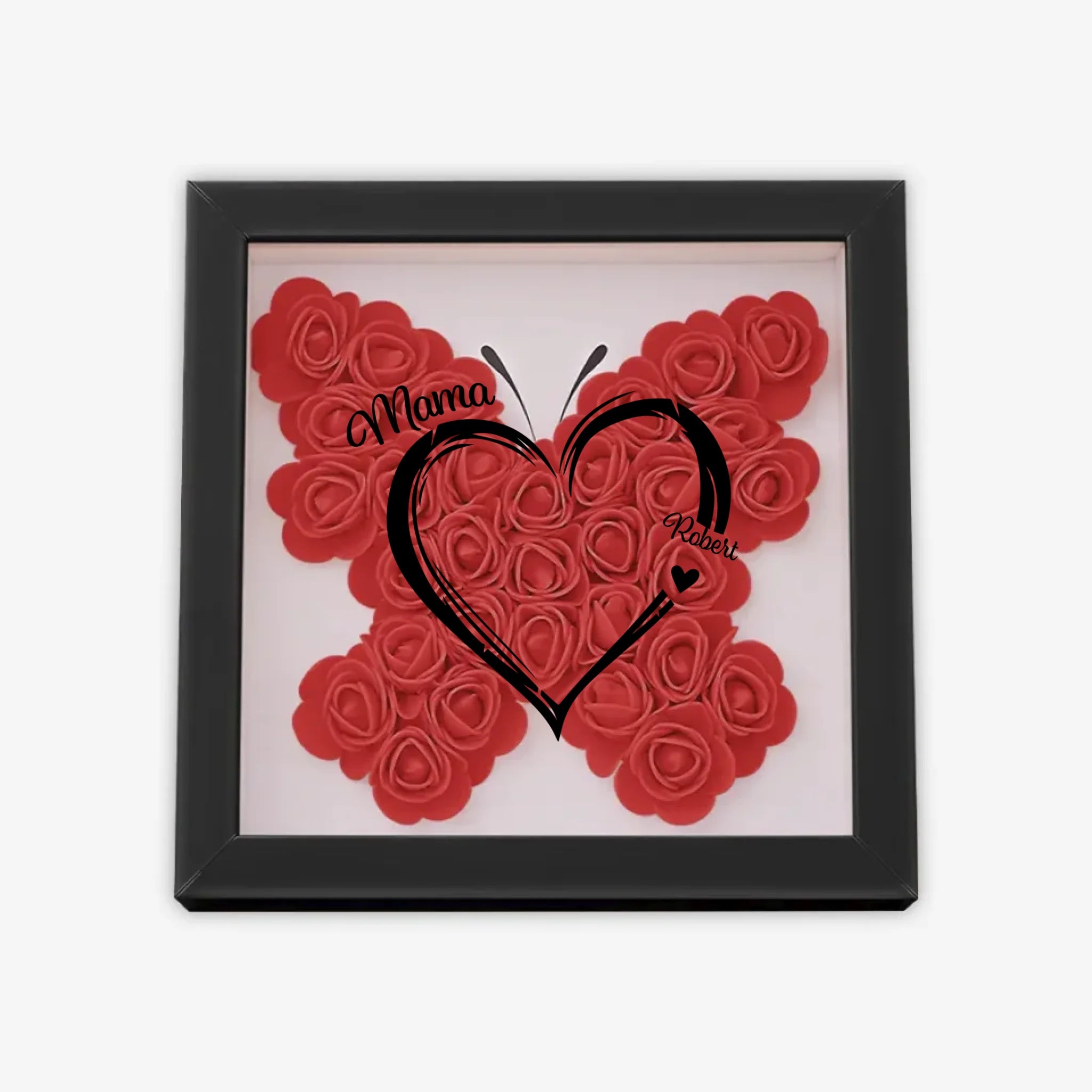 с бабочкой квадрат 6