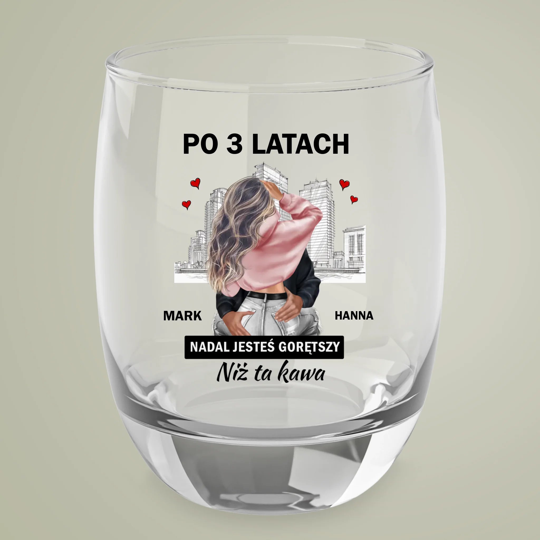 Kieliszek do shotów - Po 3 latach nadal jesteś gorętsza niż ta kawa